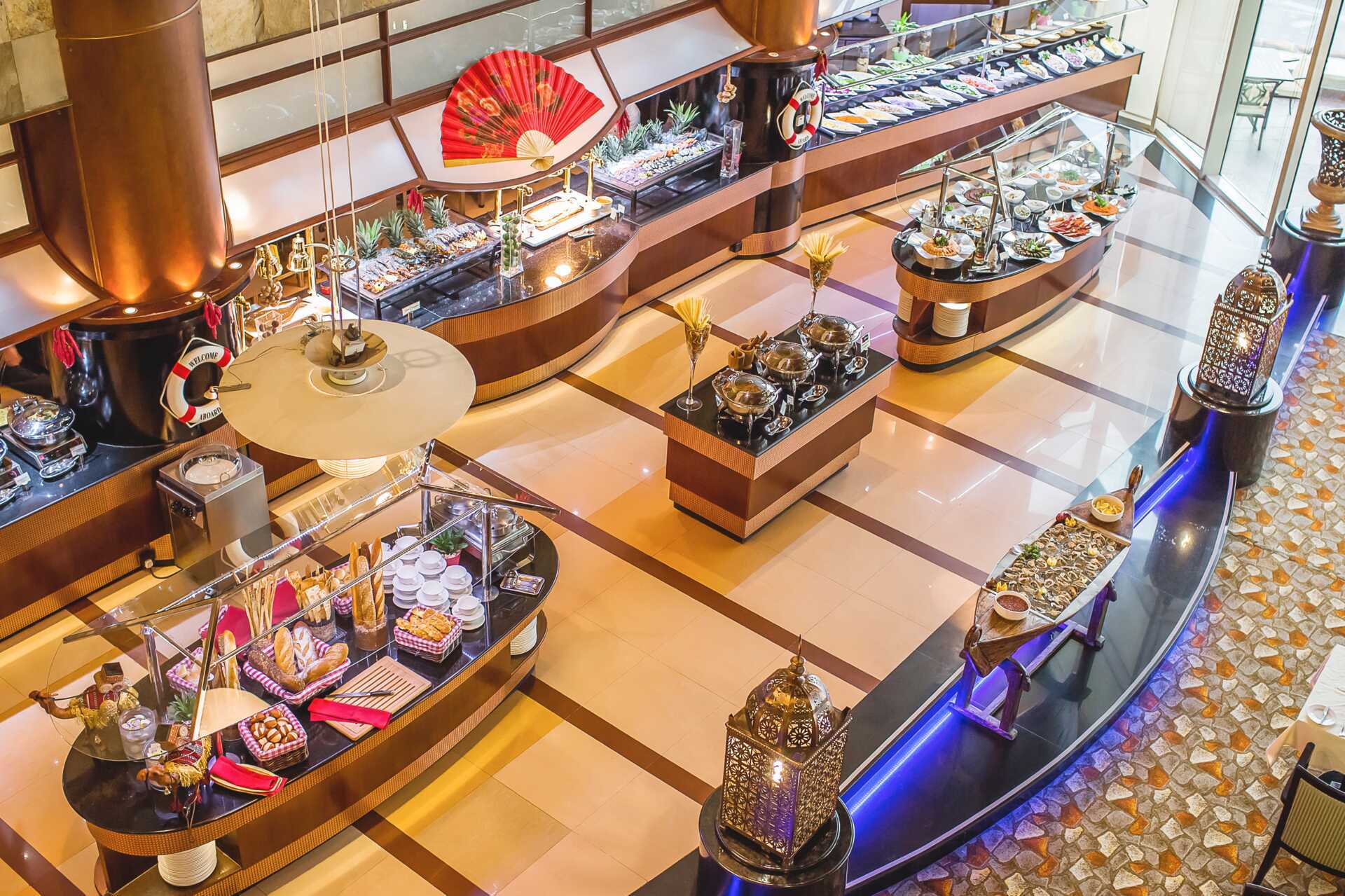 Restaurant Sevilla på Al Raha Beach i Abu Dhabi, De forente arabiske emirater.