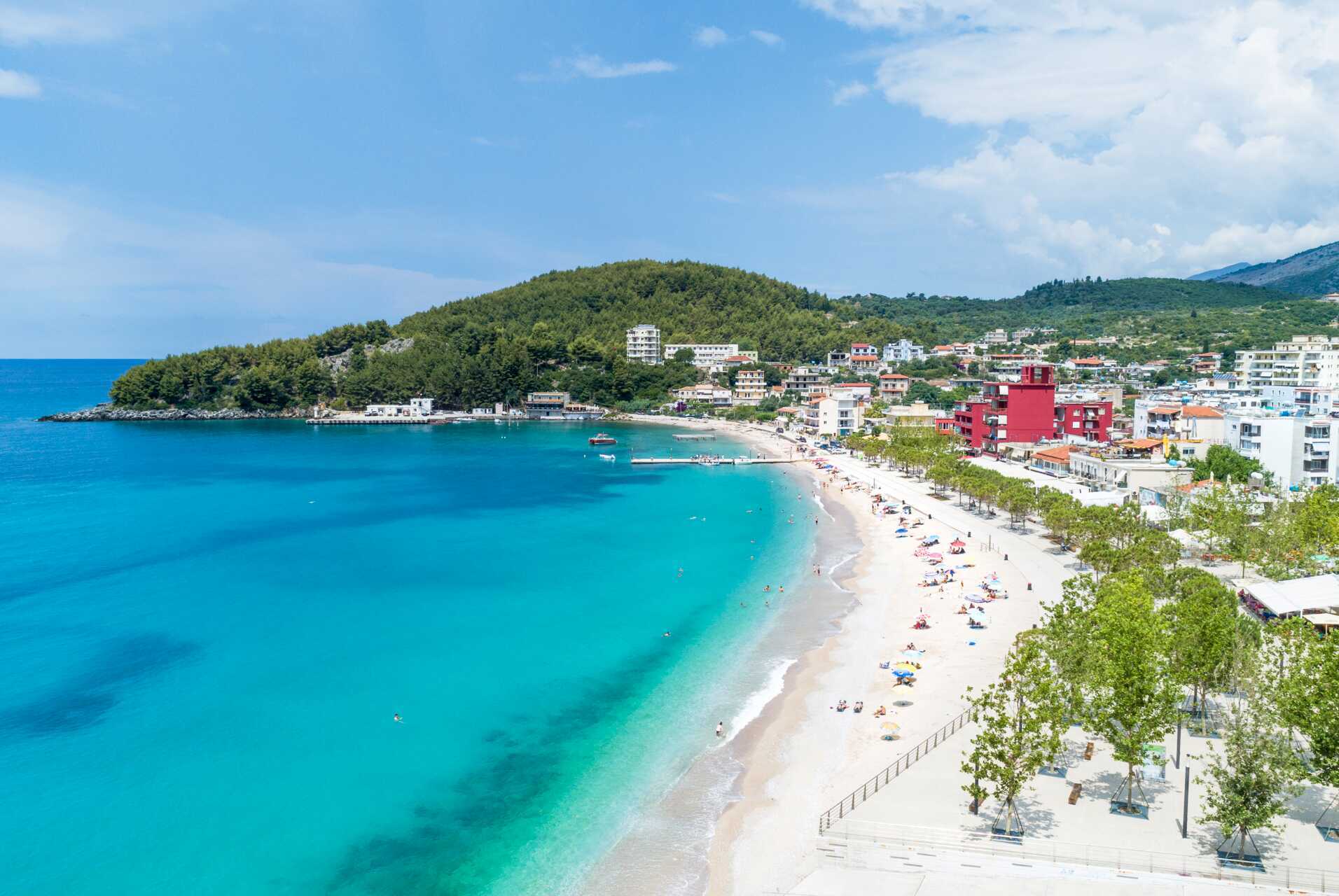 Spile Beach i Himara