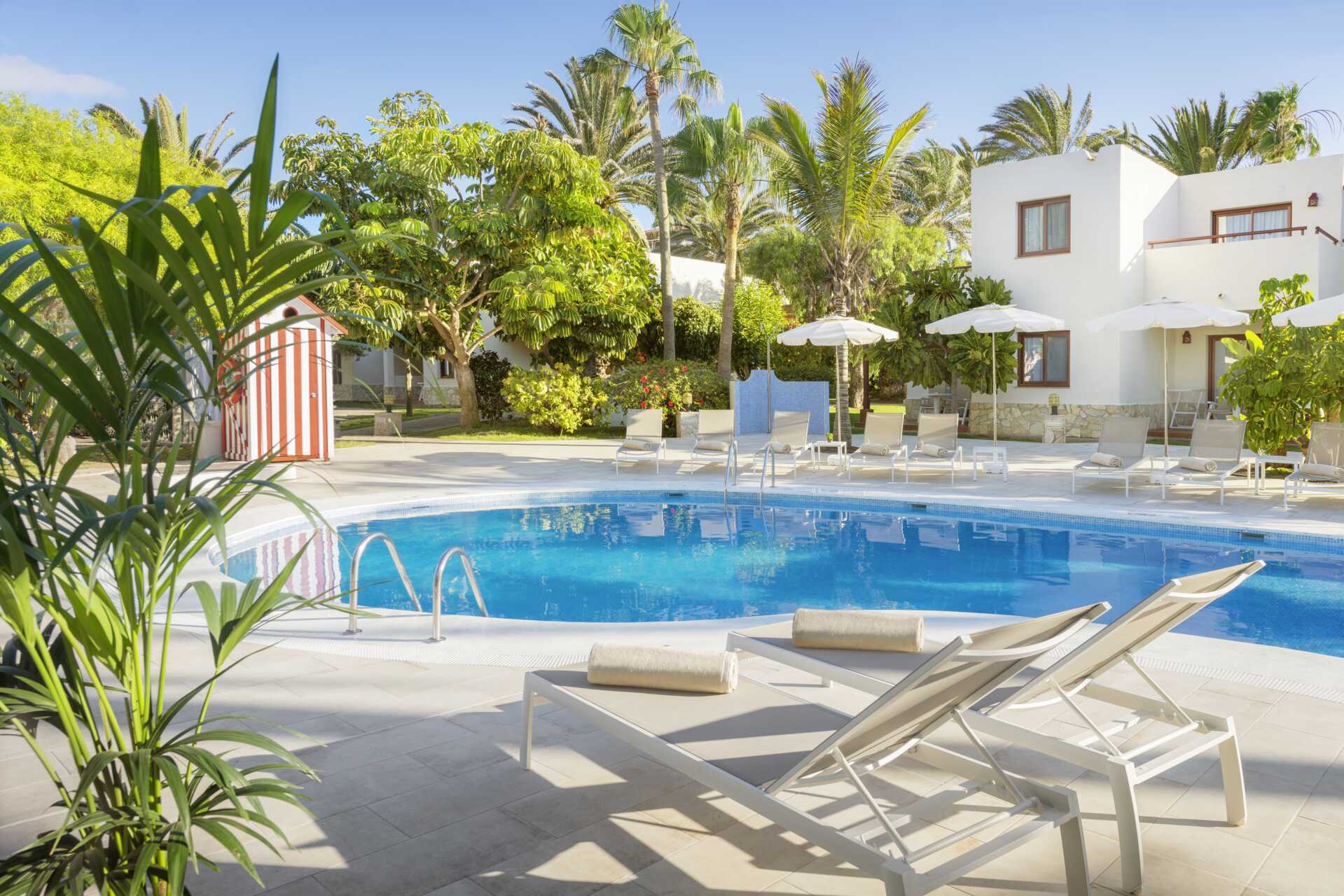 Bassengområdet på Tropic Alua Suites, Fuerteventura.