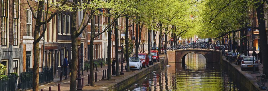 Hovedstaden Amsterdam er en svært vakker by.