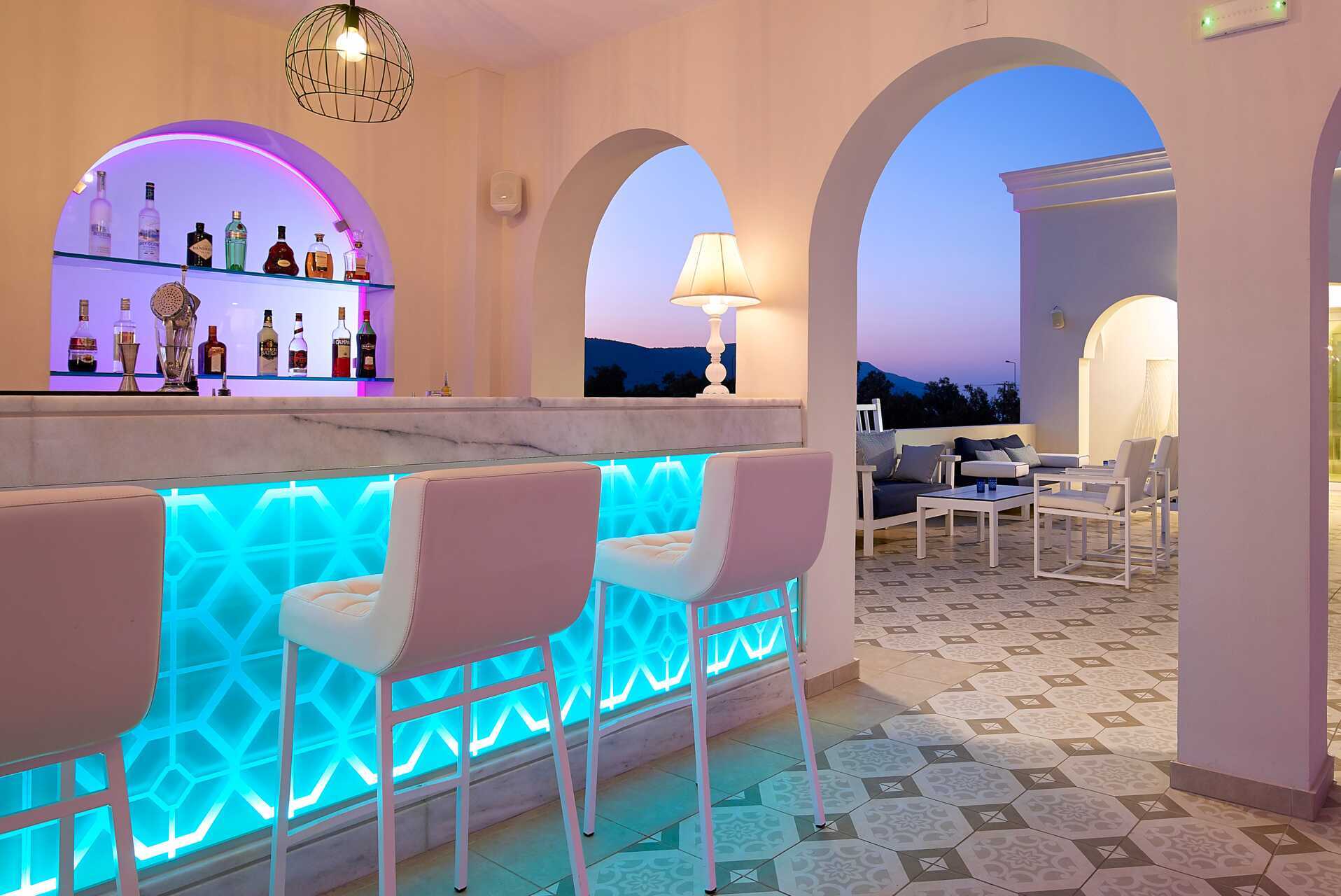 Takbar på Anemos Luxury Grand Resort i Georgiopolis.