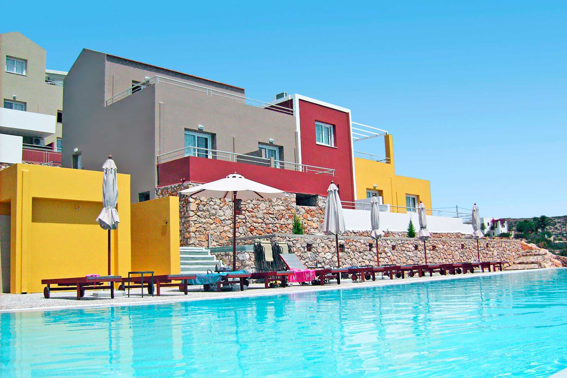 Bassengområdet – Apolis i Amopi på Karpathos