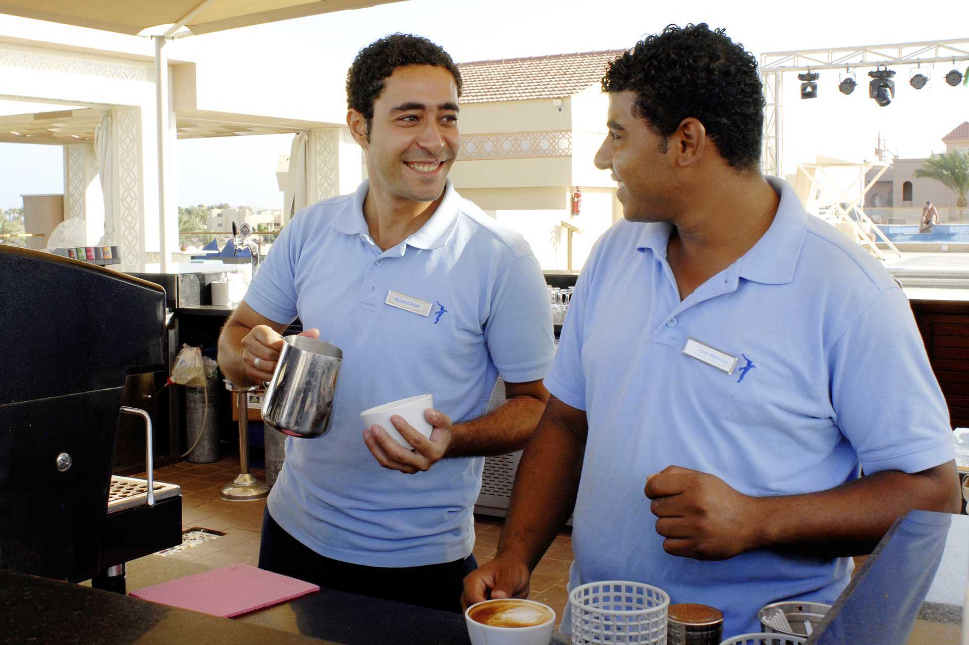 Lobbyen til Aqua Vista i Hurghada, Egypt.