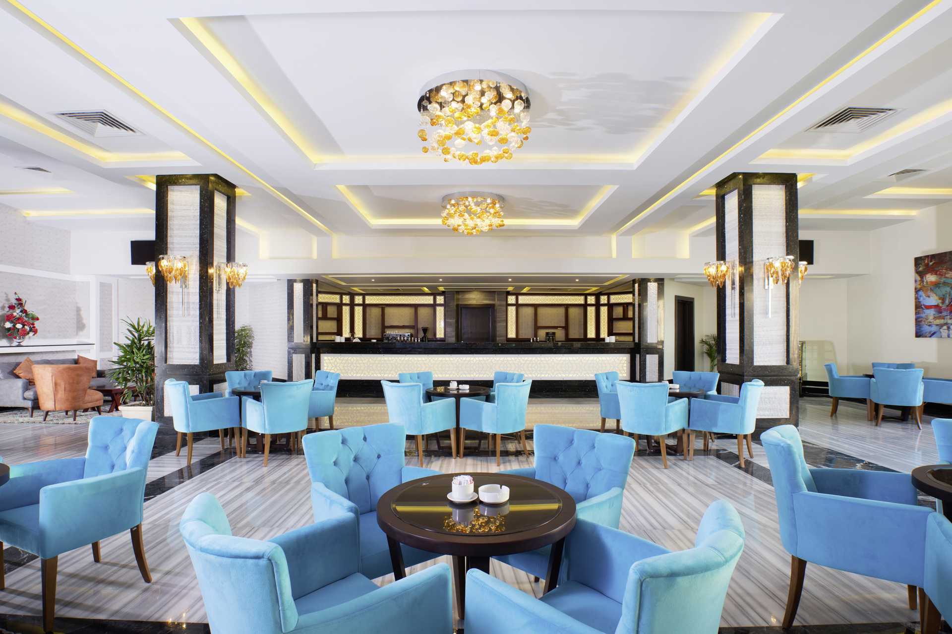 Lobbybar på Aqua Vista i Hurghada, Egypt.