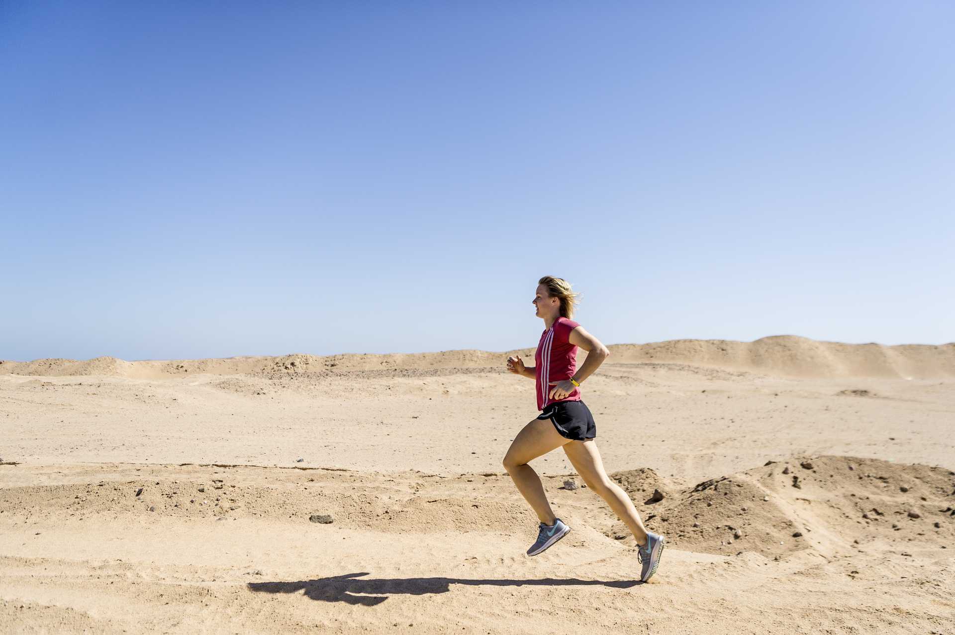 Området rundt Aqua Vista er det strekninger som er gode for løping.