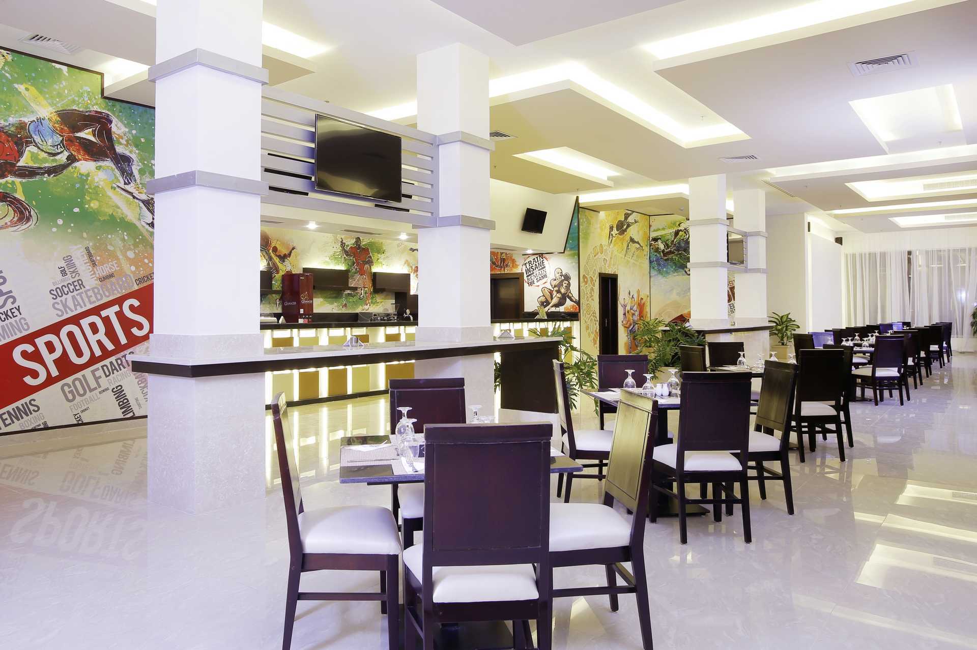 Restauranten Sports Bar på Aqua Vista i Hurghada, Egypt.