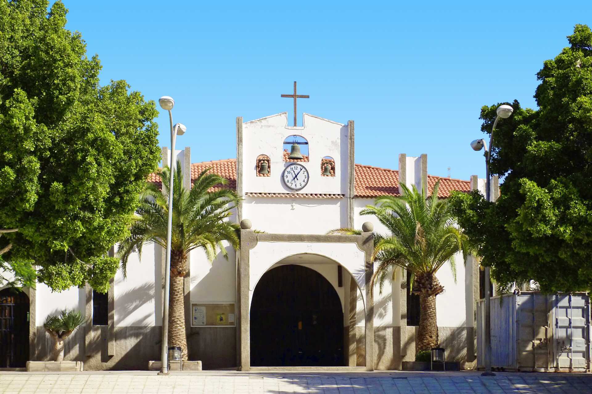 En av kirkene i Arguineguin på Gran Canaria