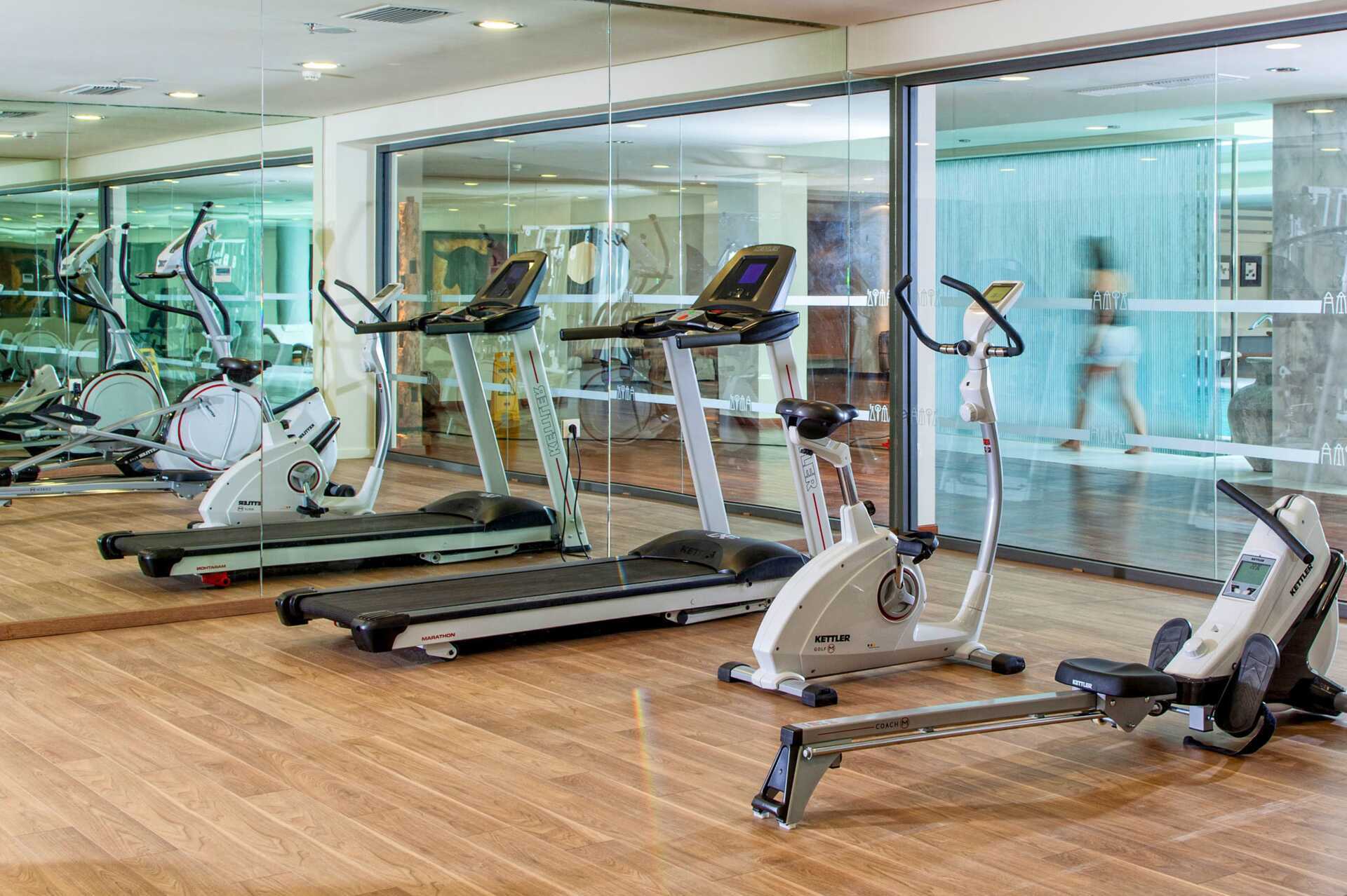 Treningsrom på Avra Imperial på Kreta, Hellas.