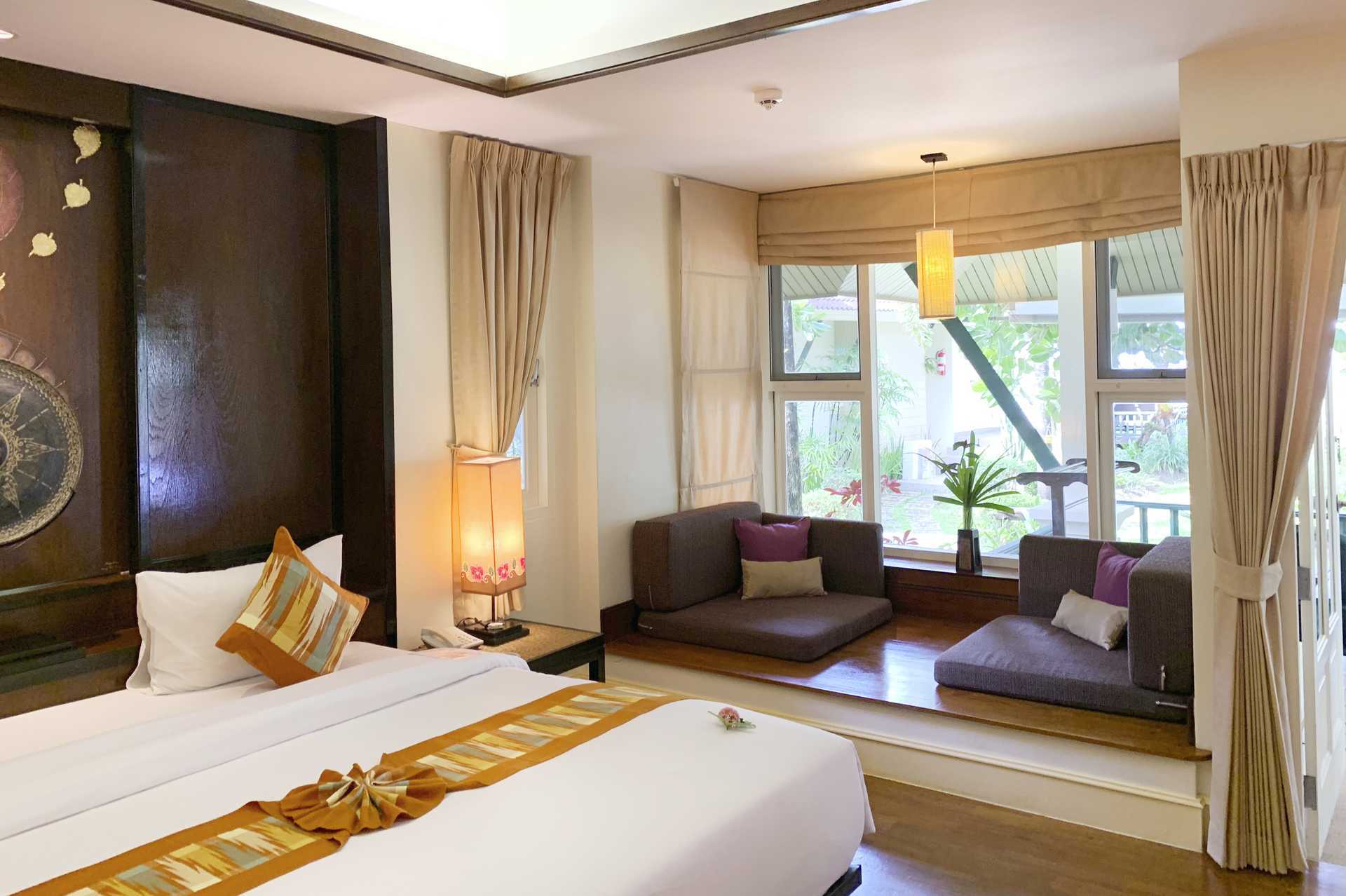 Ettromsvilla på Baan Khaolak Beach Resort, Thailand.