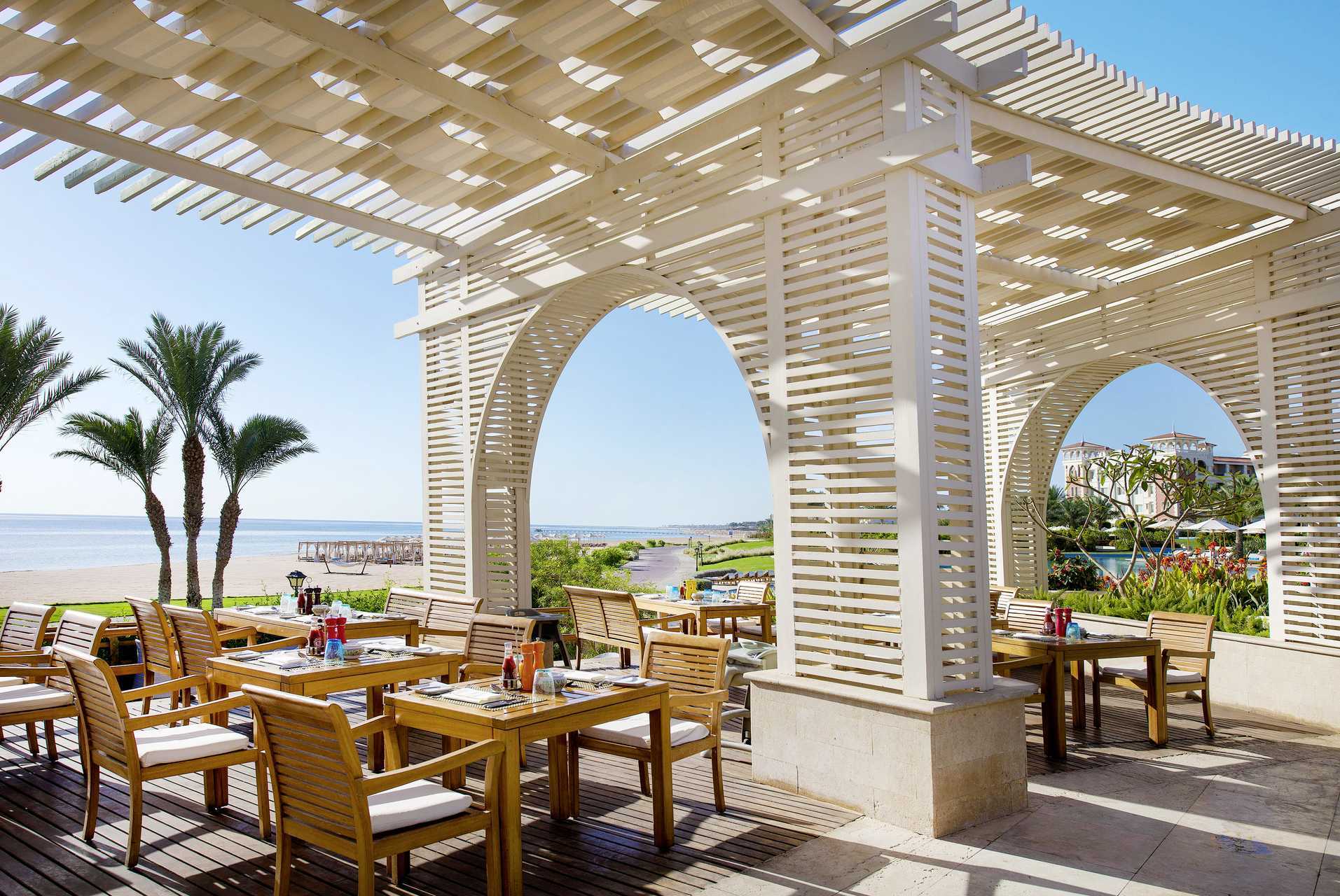 Restaurant på Baron Palace Resort i Sahl Hasheesh, Egypt.