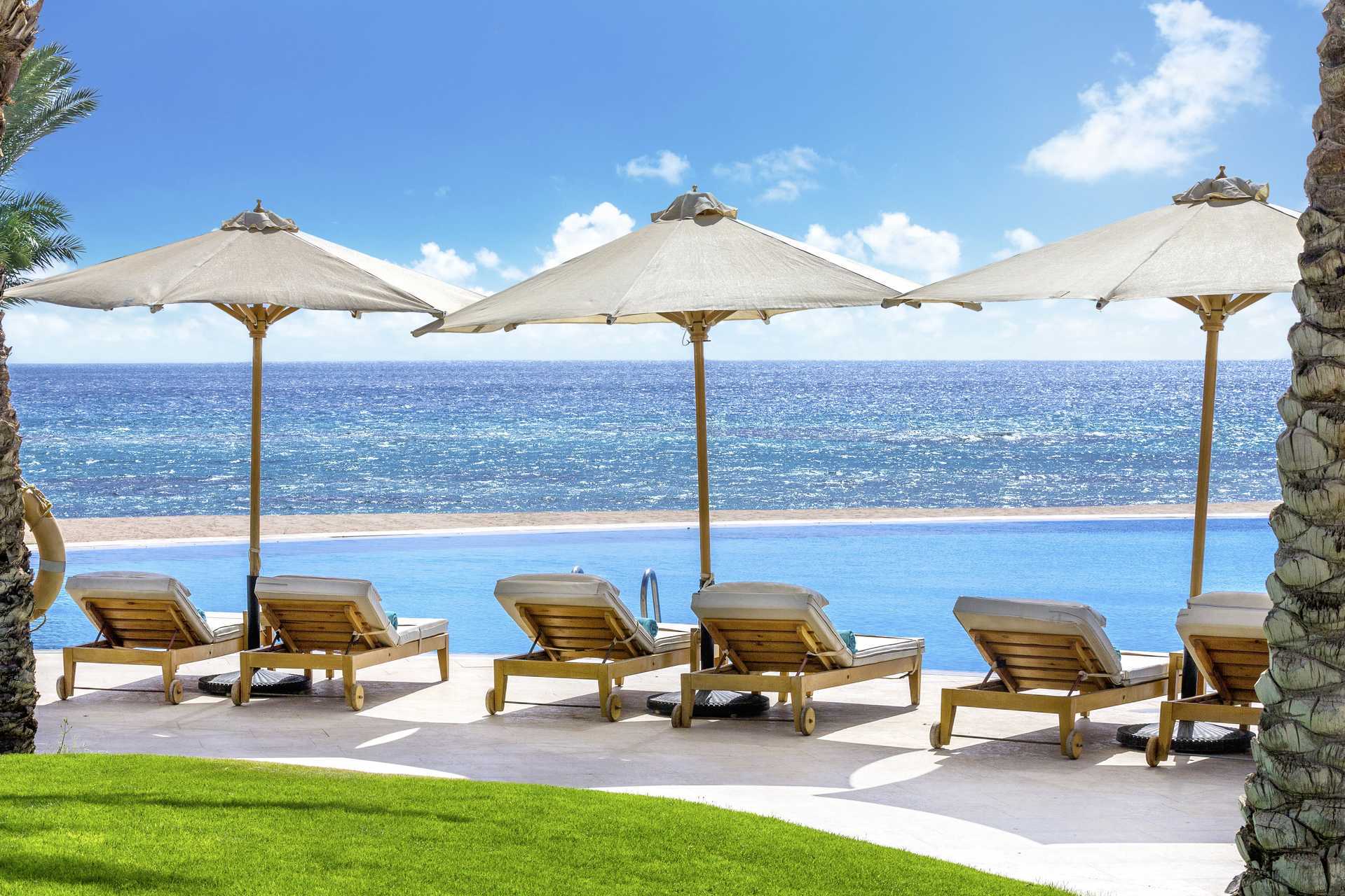 Basseng på Baron Palace Resort i Sahl Hasheesh, Egypt.