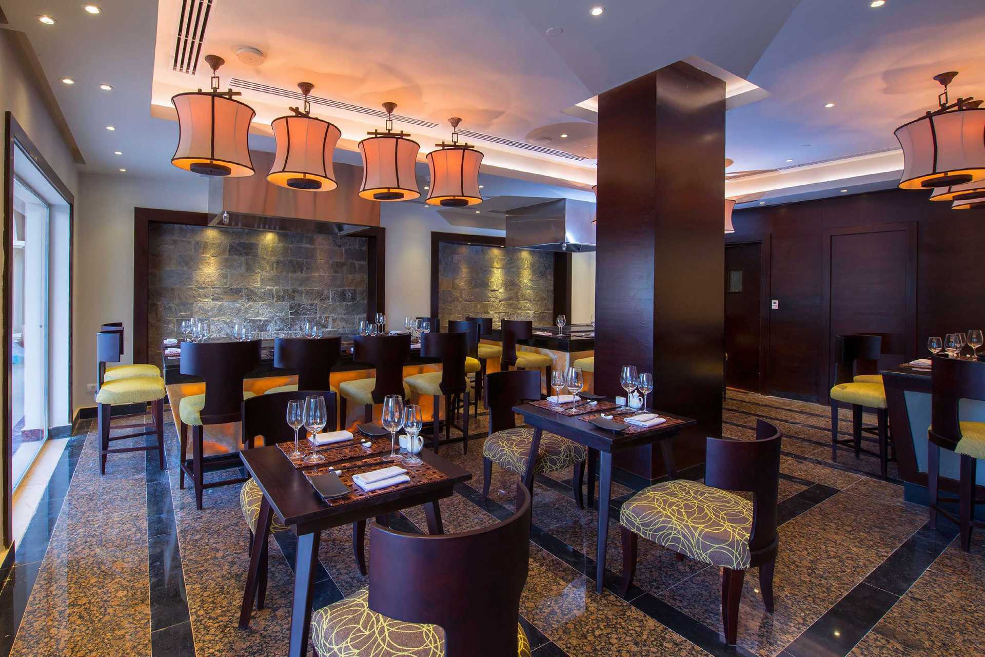 Restaurant Mikado på Baron Palace Resort i Sahl Hasheesh, Egypt.