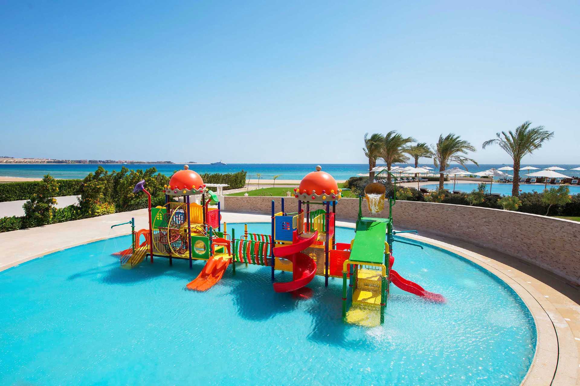 Barnebassenget på Baron Palace Resort i Sahl Hasheesh, Egypt.