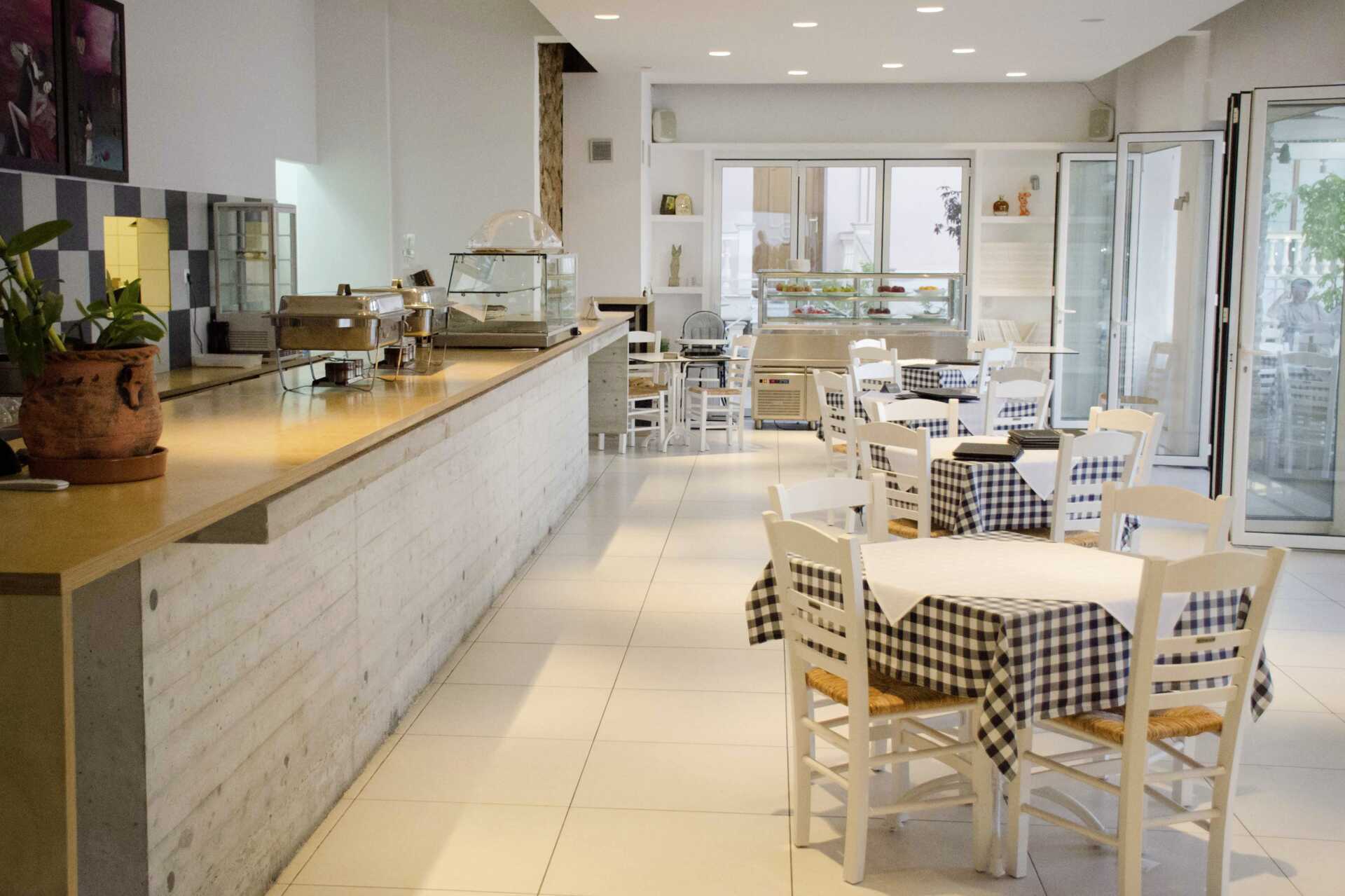 Restaurant på Bianco i Parga, Hellas.