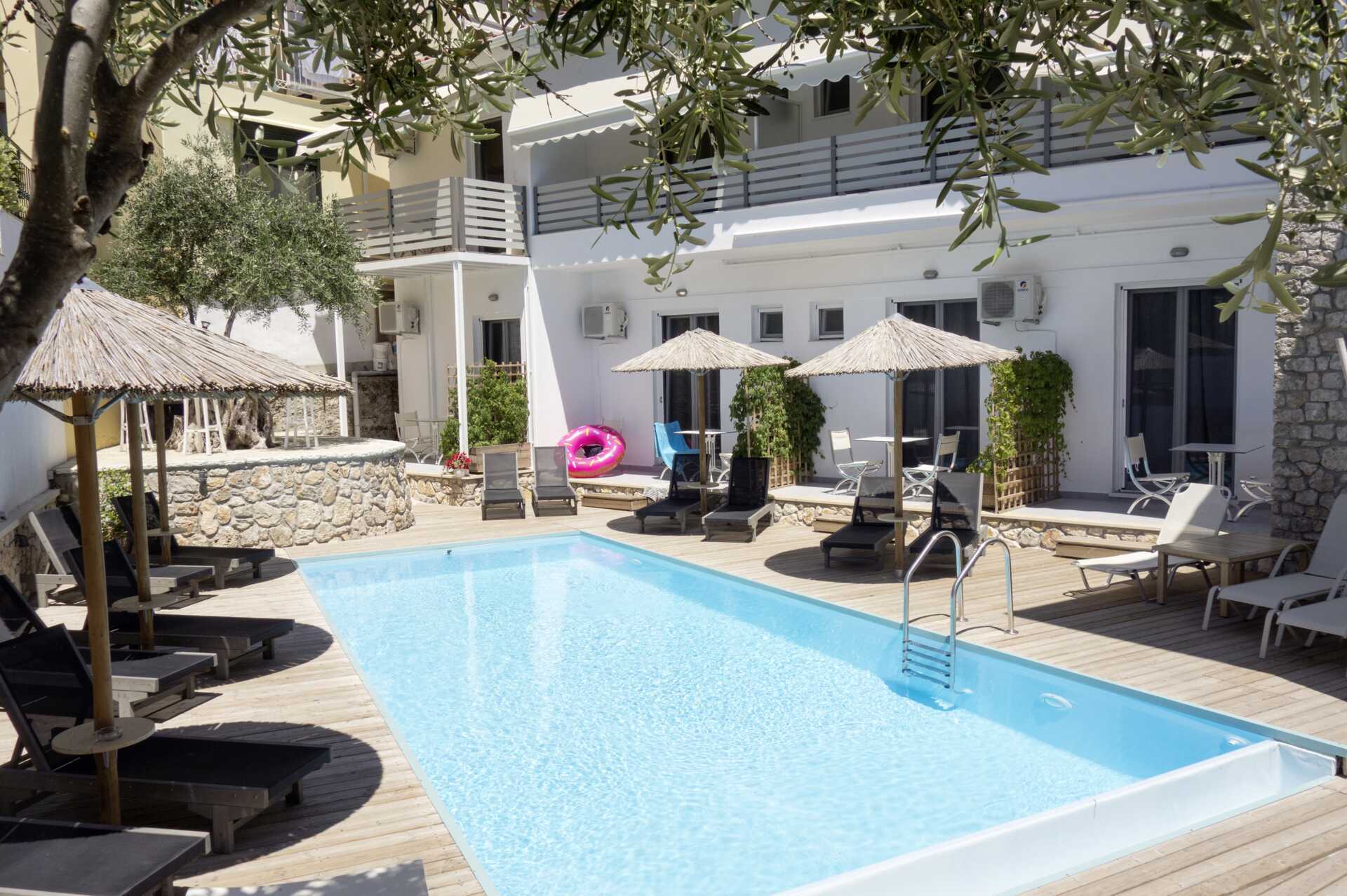 Basseng på Bianco i Parga, Hellas.