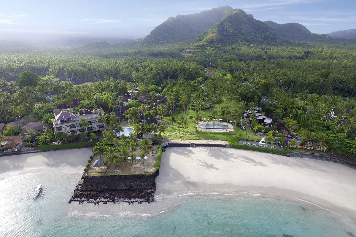 Candi Beach Resort &amp; Spa i Candi Dasa, Bali.
