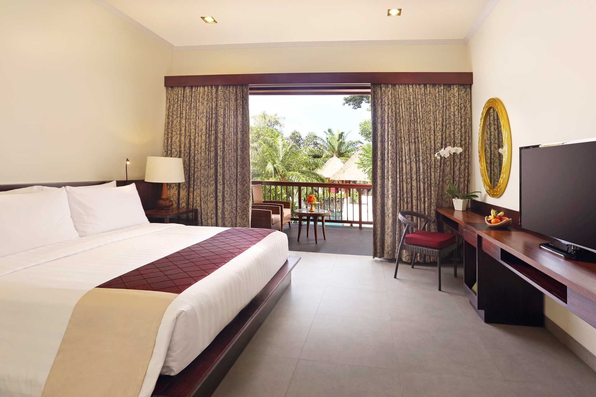 Deluxerom på Griya Santrian i Sanur, Bali.