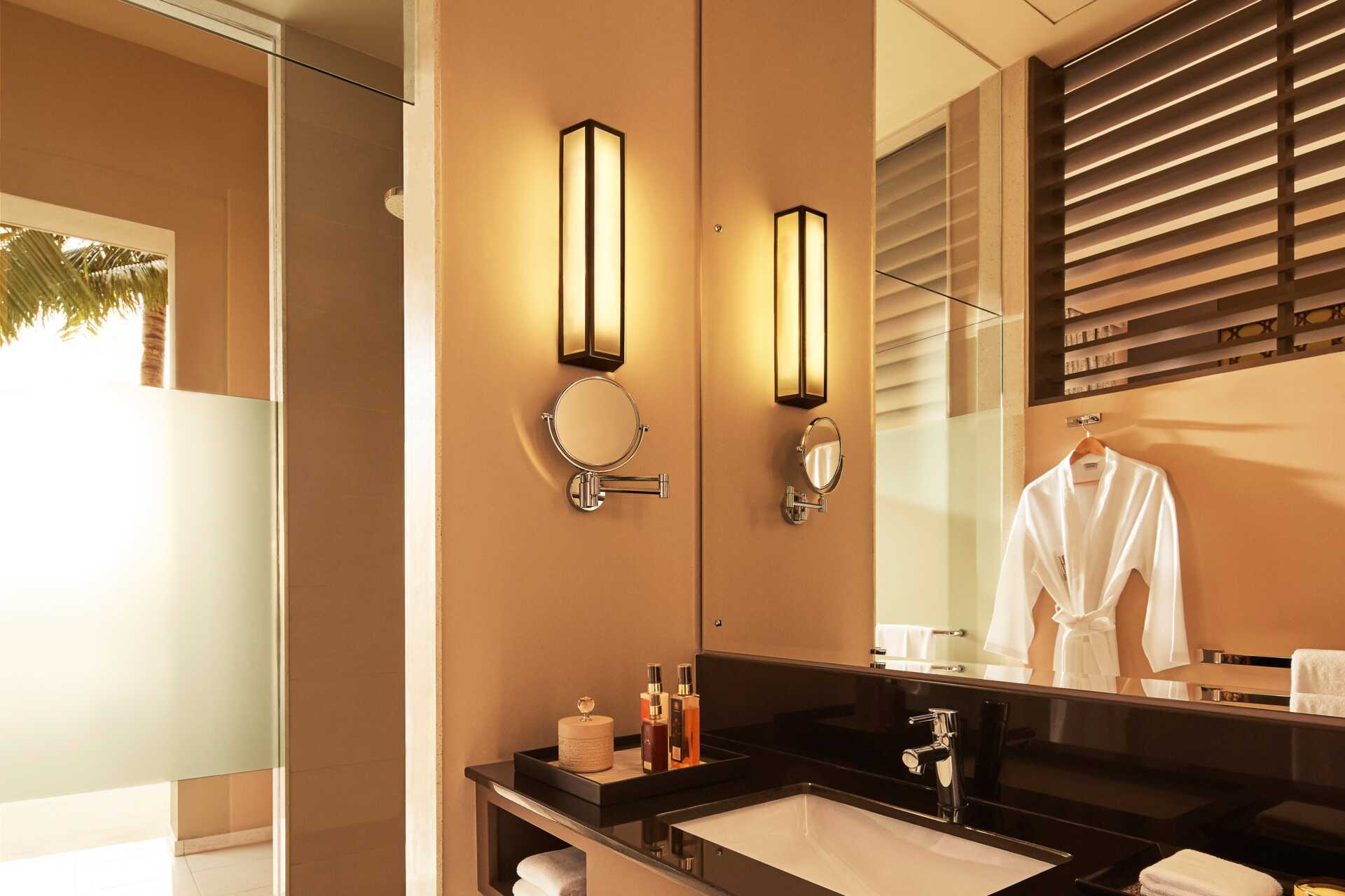 Deluxerom på Heritance Negombo på Sri Lanka.