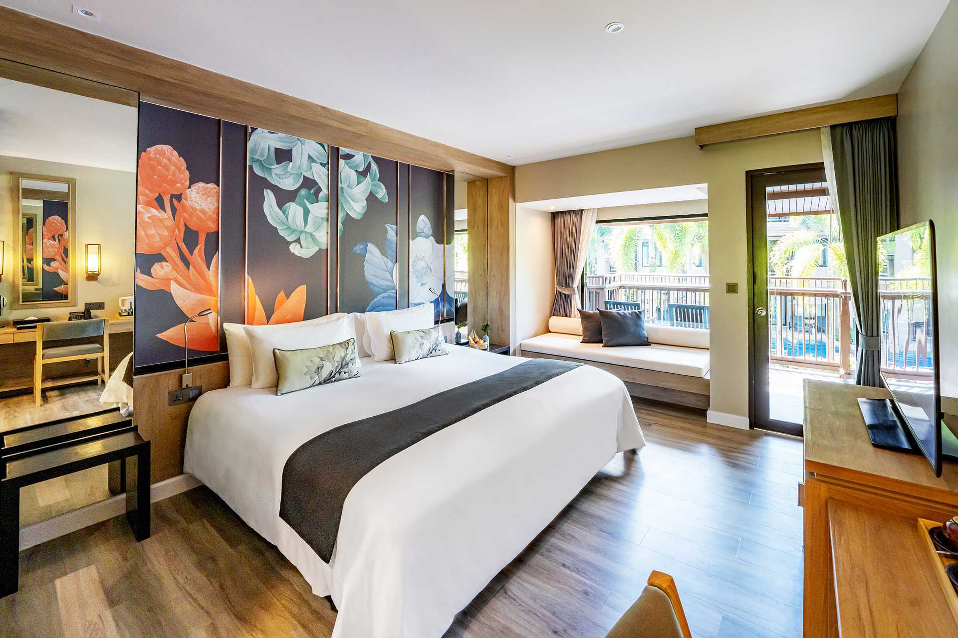 Deluxerom på La Flora Khao Lak i Khao Lak, Thailand.