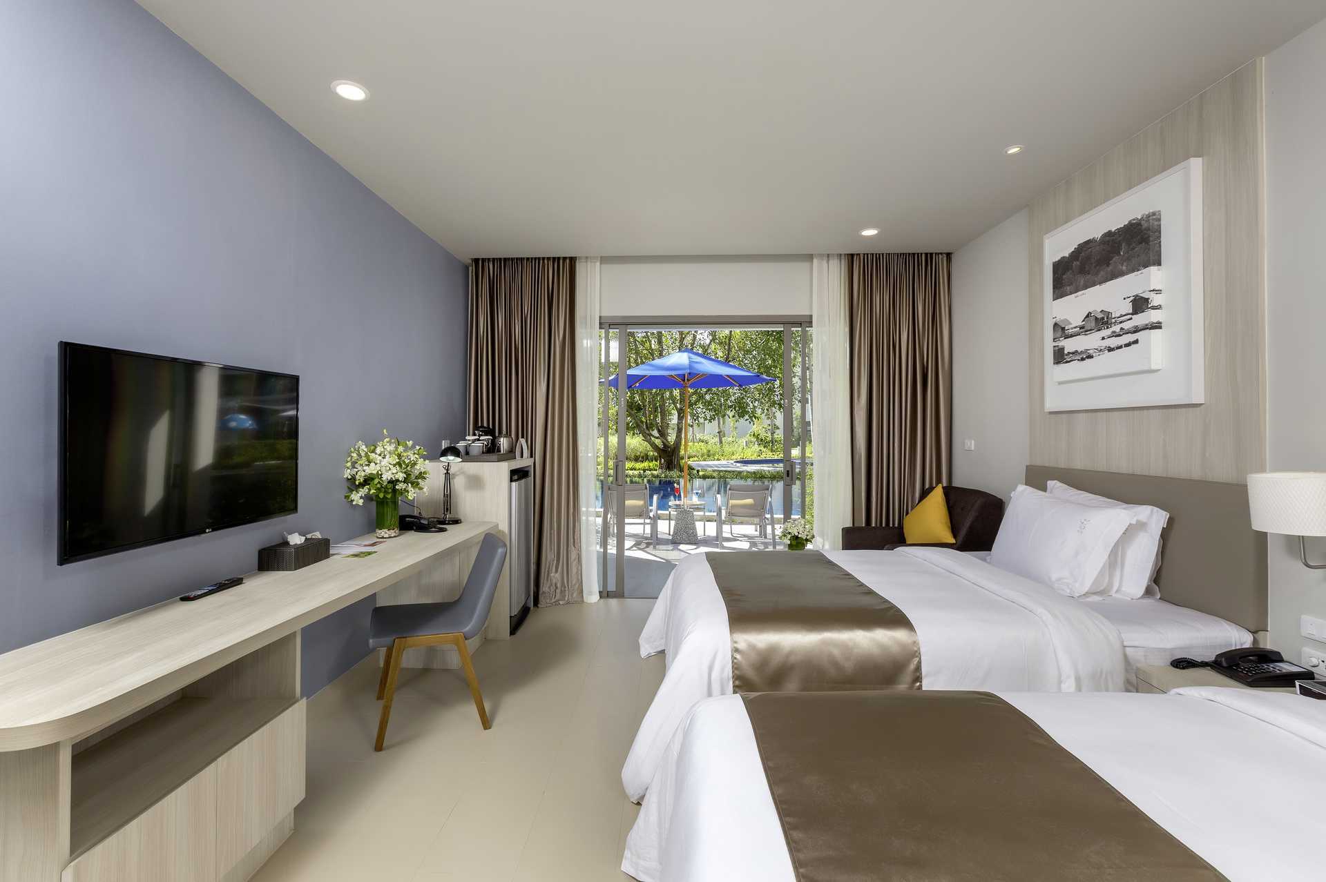 Dobbeltrom med delt basseng på X10 Khao Lak, Thailand.