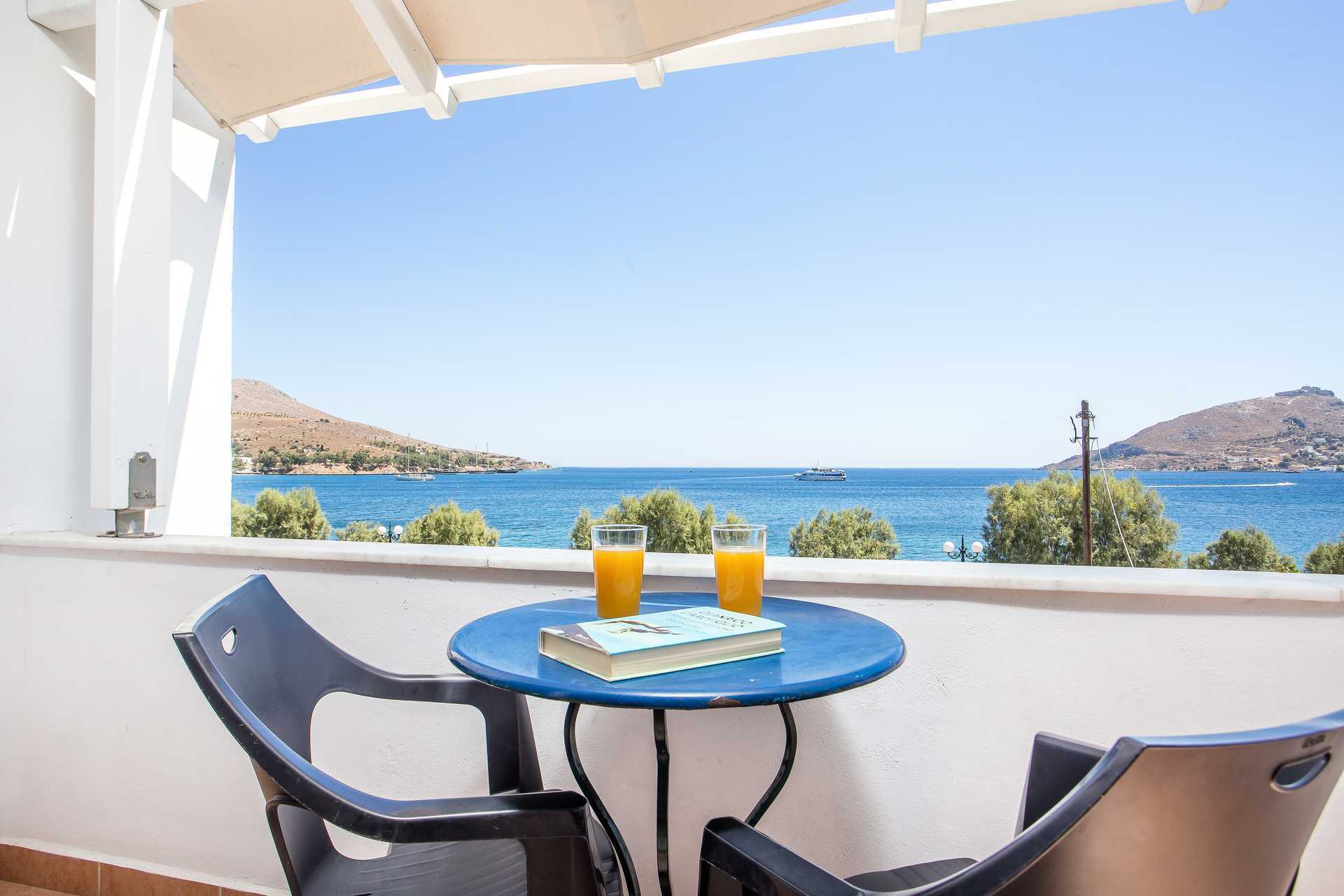 Dobbeltrom med havutsikt