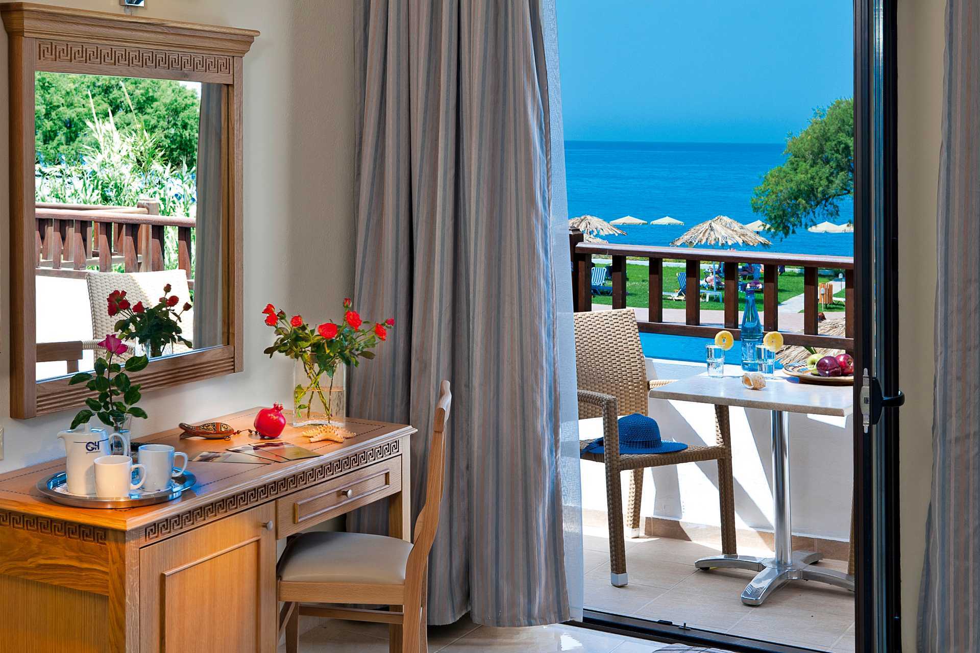 Dobbeltrom med havutsikt