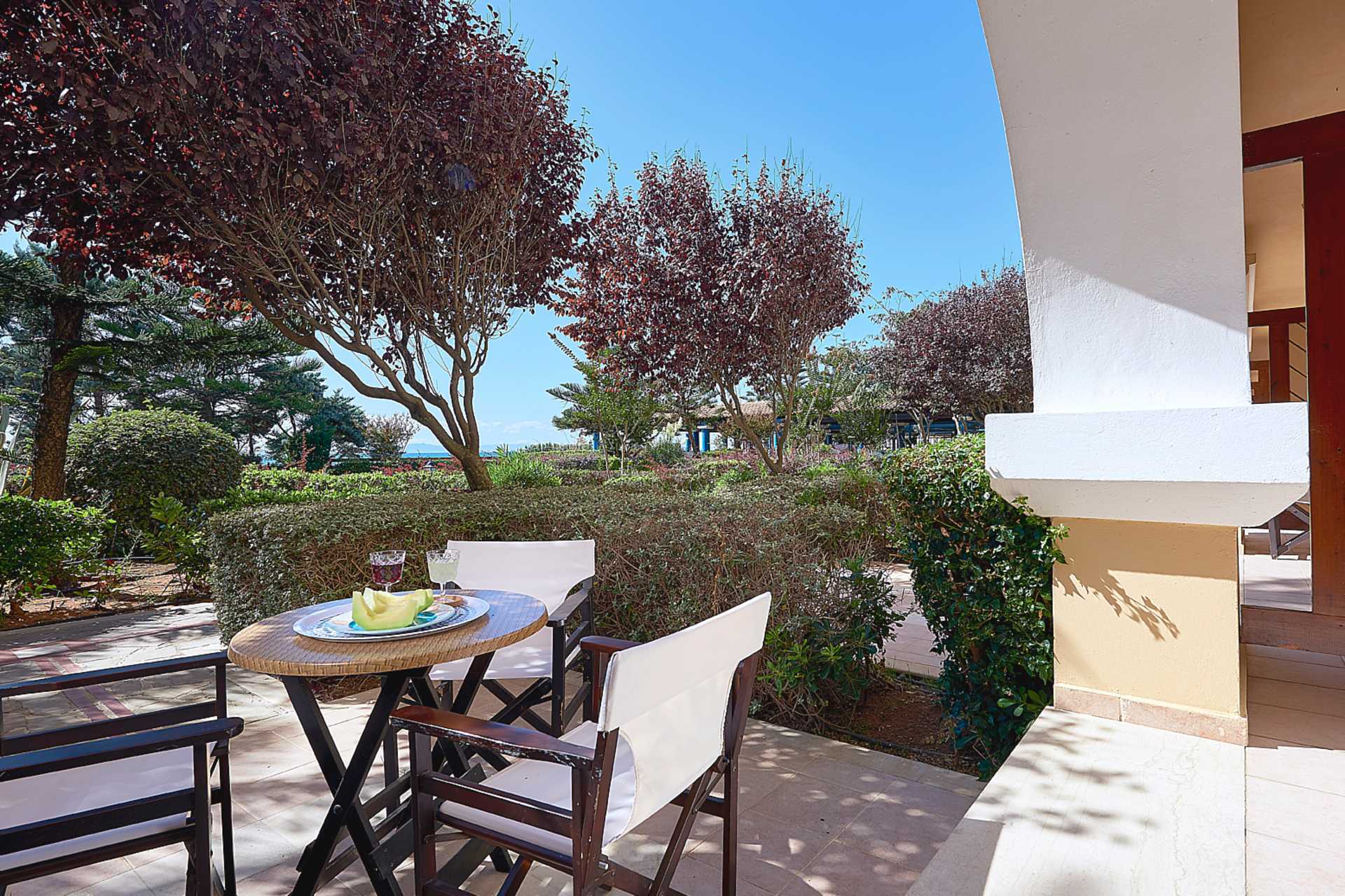 Dobbeltrom på Aldemar Olympian Village i Skafidia, Hellas.