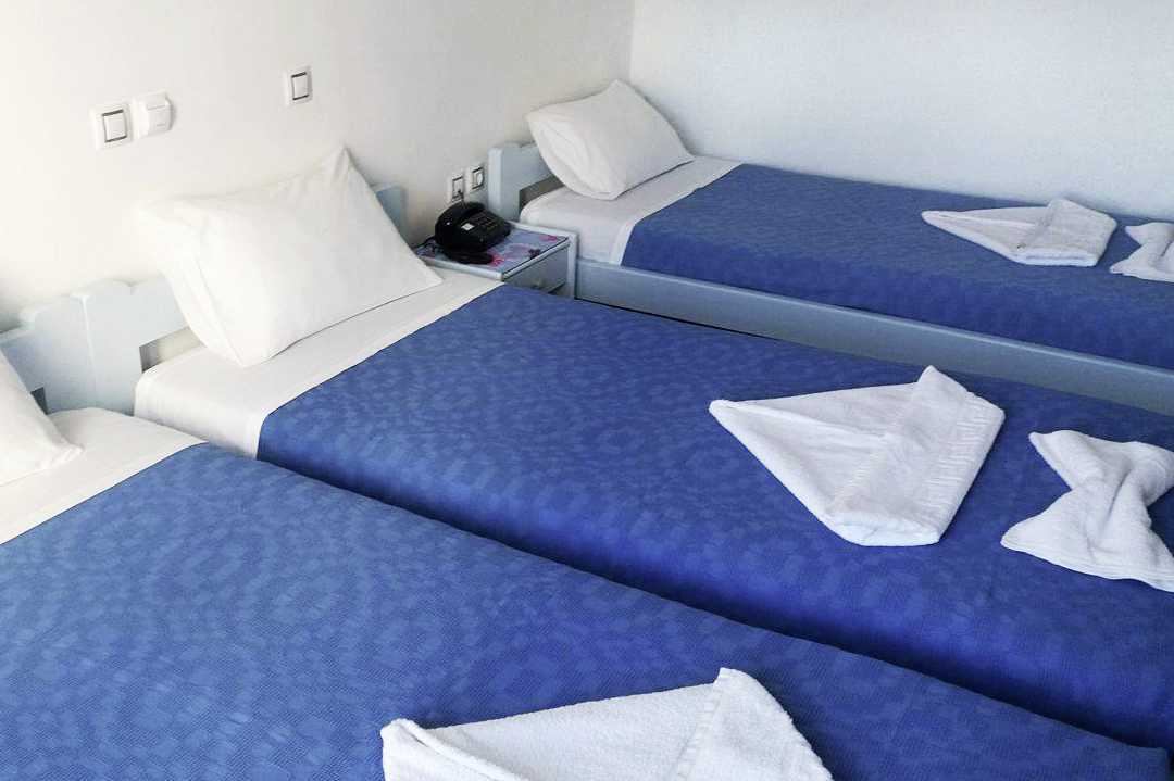 Dobbeltrom på hotell Asteria i Naxos by, Hellas.