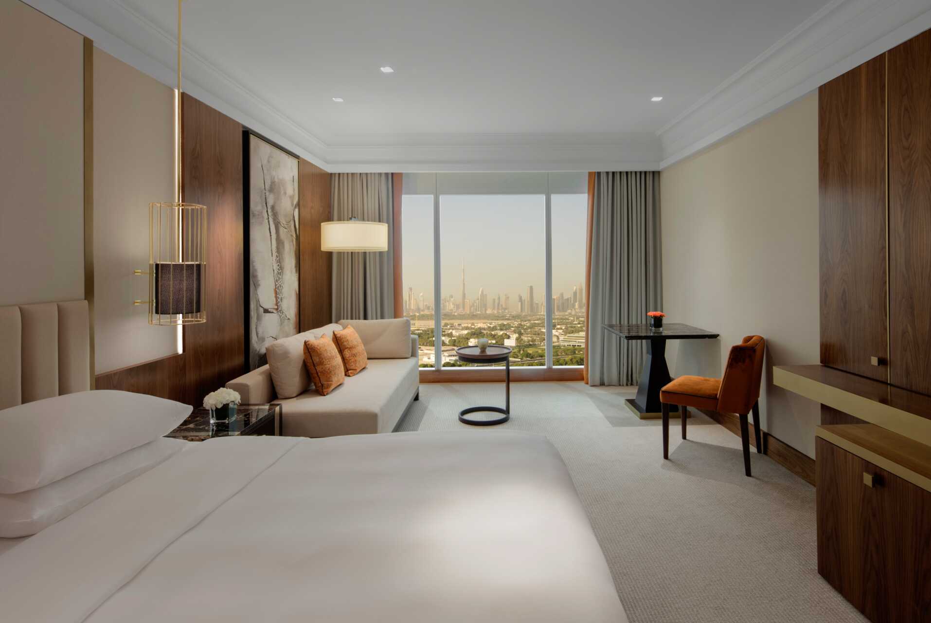 Dobbeltrom på hotell Grand Hyatt, Dubai.