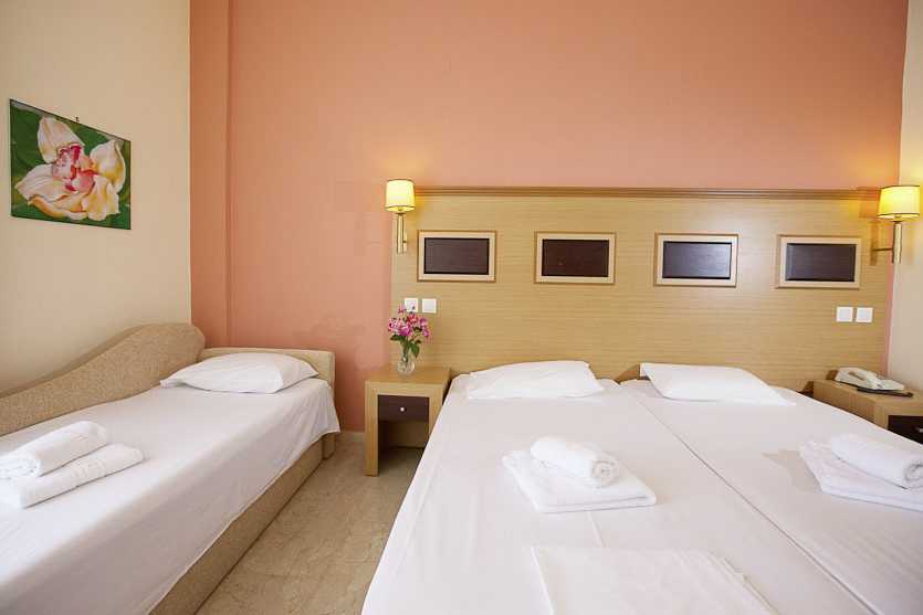 Dobbeltrom på hotell Kanali i Kanali, Hellas.