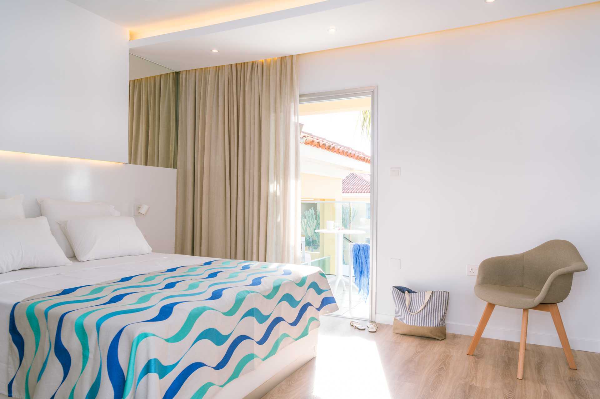 Dobbeltrom på Malama Beach Holiday Village i Fig Tree Bay på Kypros.