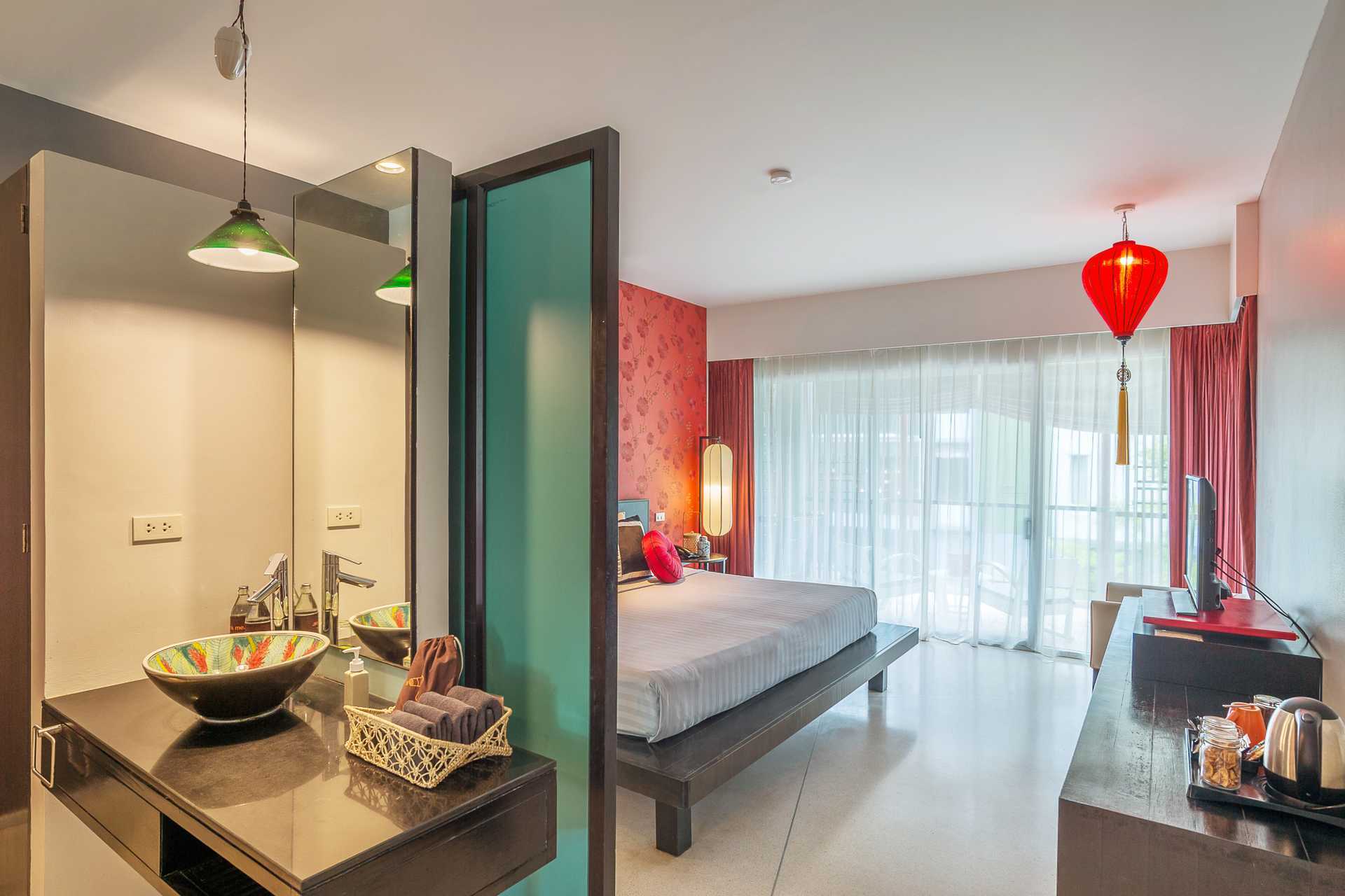 Dobbeltrom på Red Ginger Chic Resort i Krabi, Thailand.
