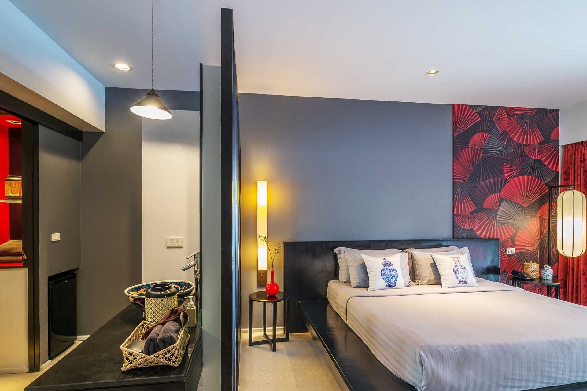 Dobbeltrom, poolrom på Red Ginger Chic Resort i Krabi, Thailand.