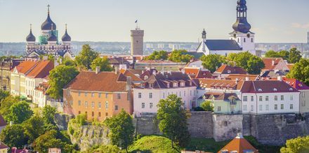 Estland er et perfekt reisemål for helgeturer. Her ser du Tallinn.