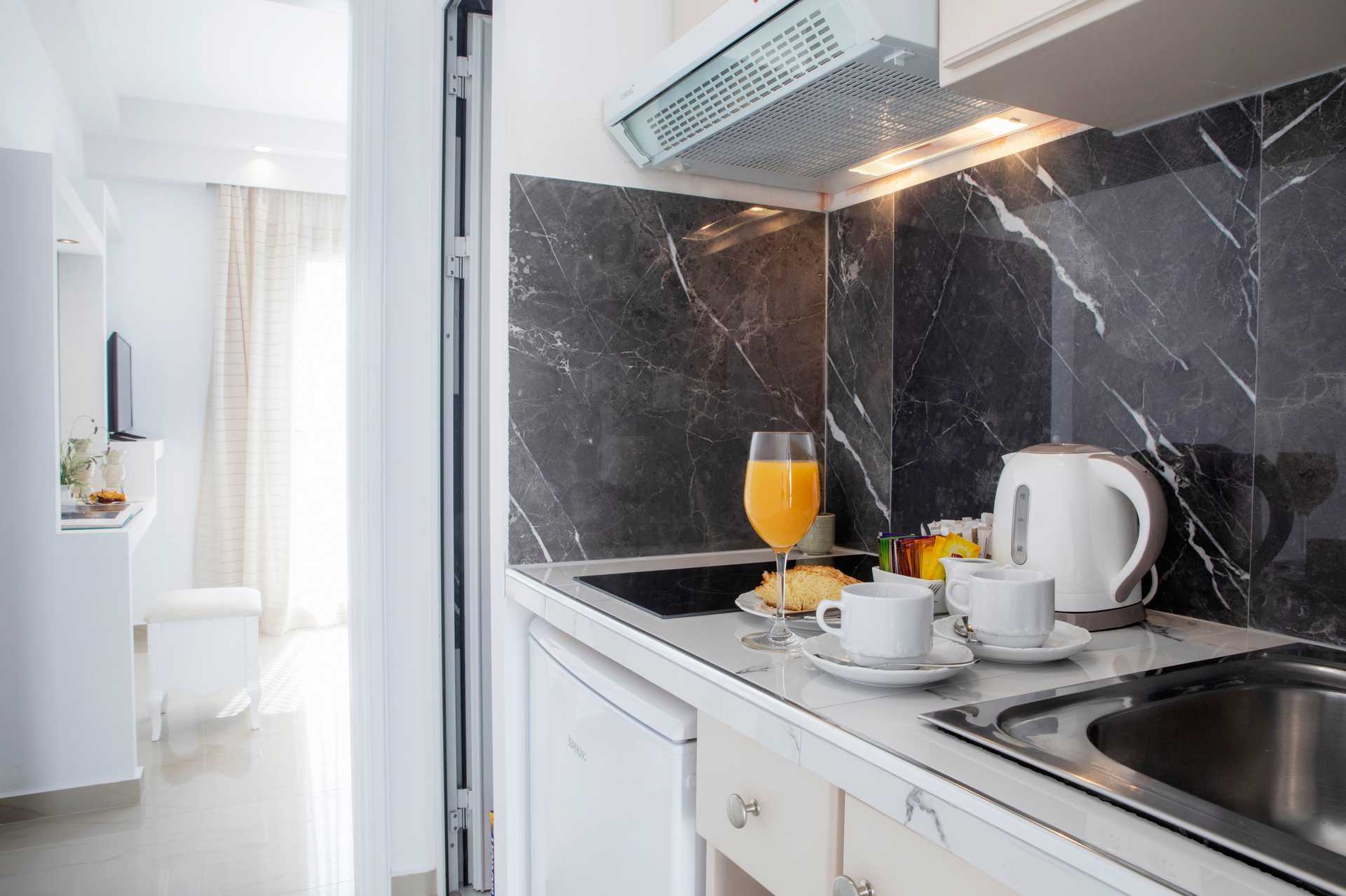 Ettromsleilighet på Evdokia i Agia Anna på Naxos, Hellas.