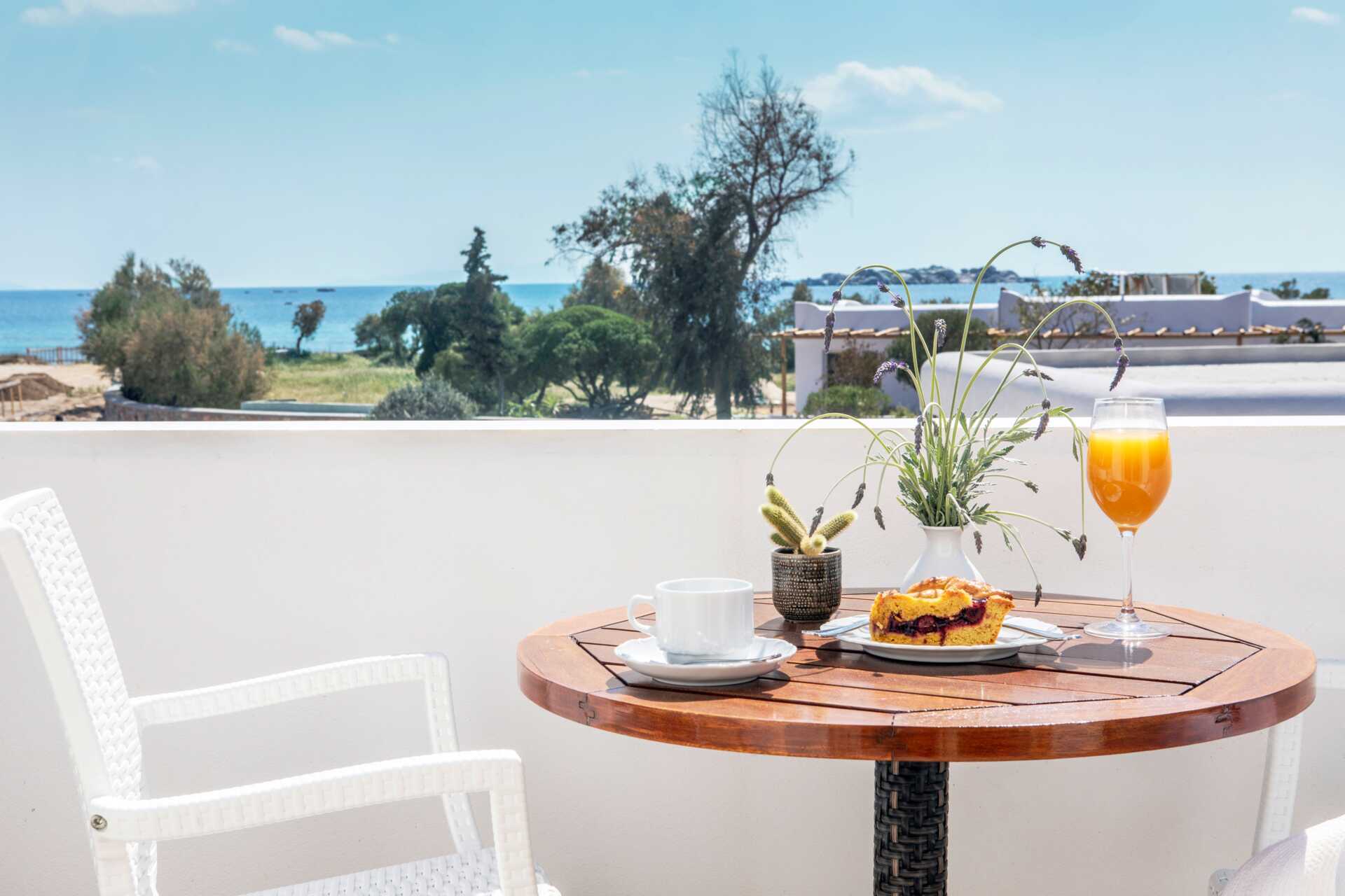 Ettromsleilighet på Evdokia i Agia Anna på Naxos, Hellas.