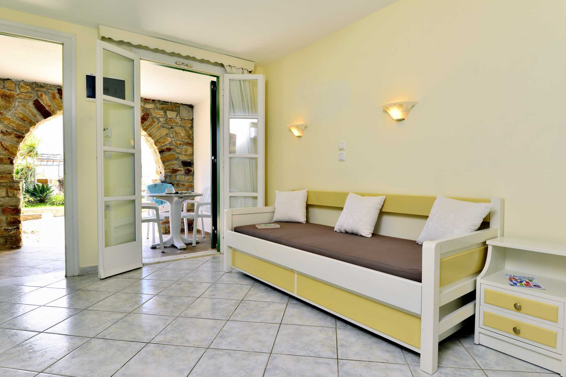 Ettromsleilighet på Harmony på Naxos, Hellas.