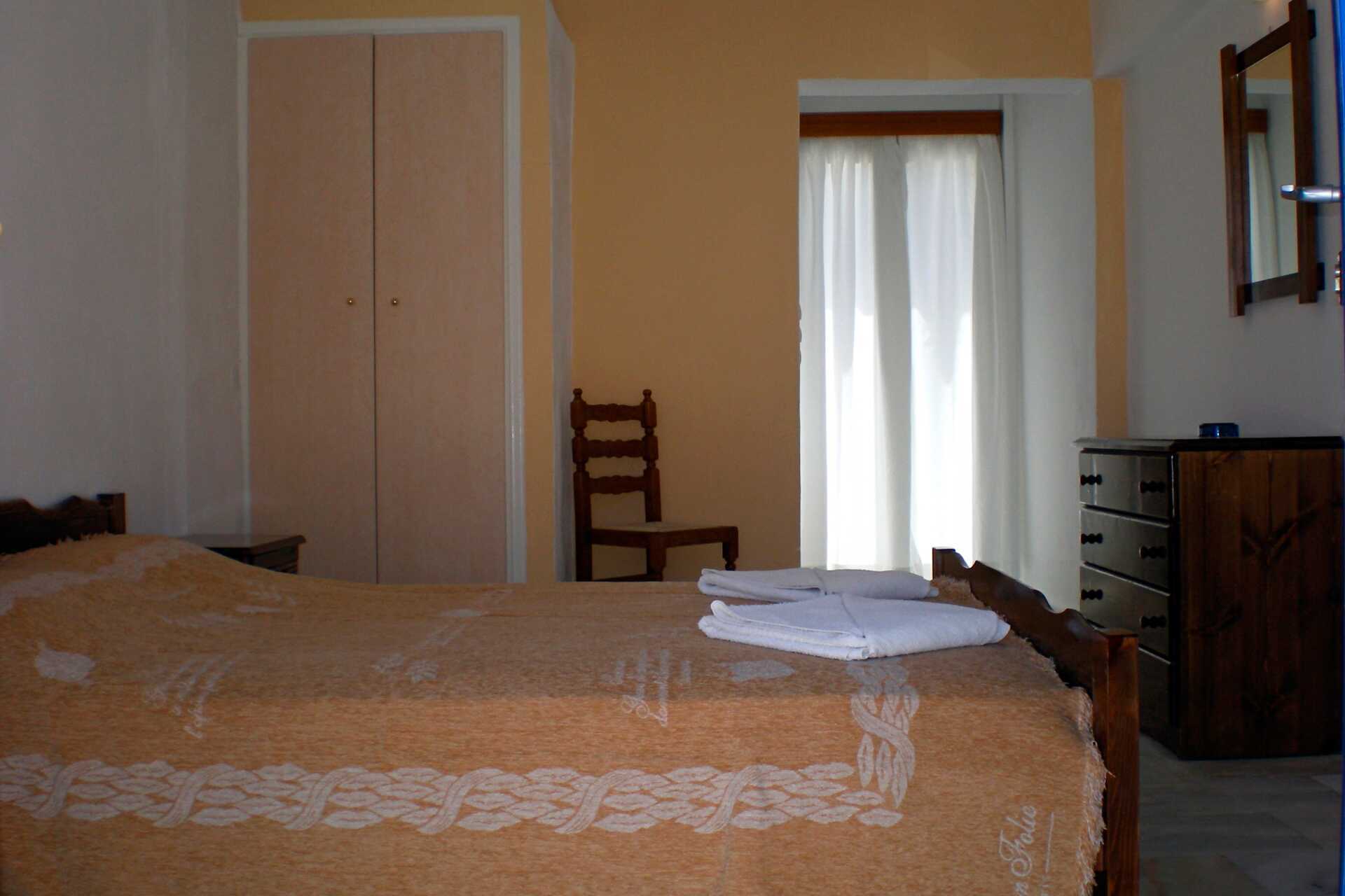 Ettromsleilighet på hotell Gardenia på Santorini, Hellas.