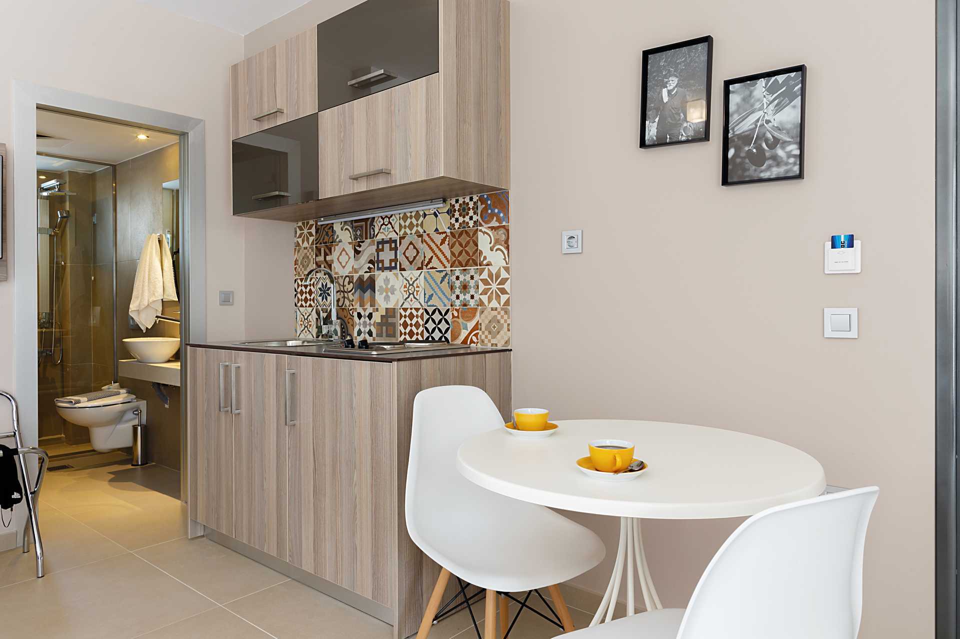 Ettromsleilighet på Santa Helena Beach i Platanias på Kreta.