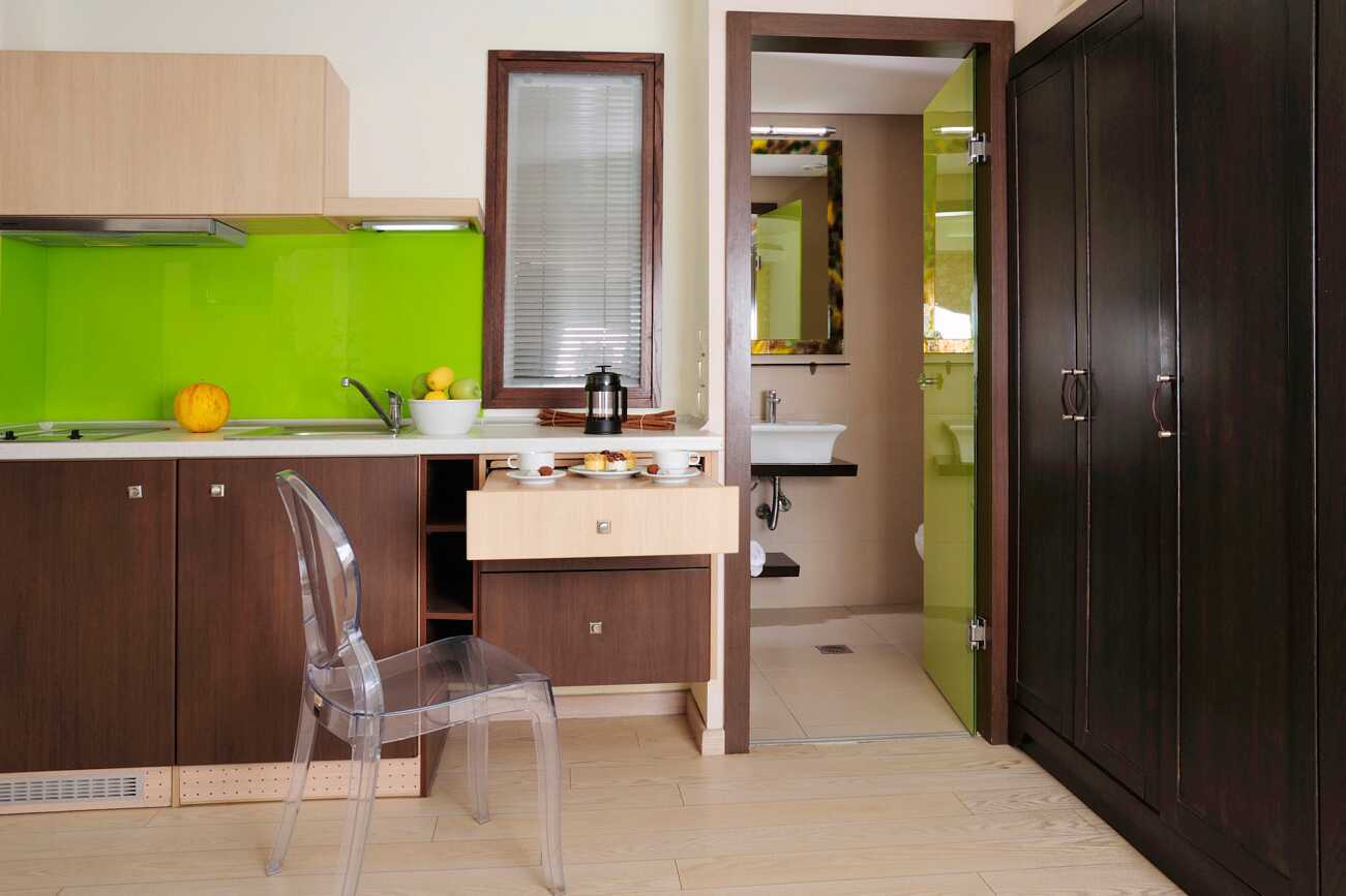 Ettromsleilighet på Steris i Rethymnon by på Kreta, Hellas.