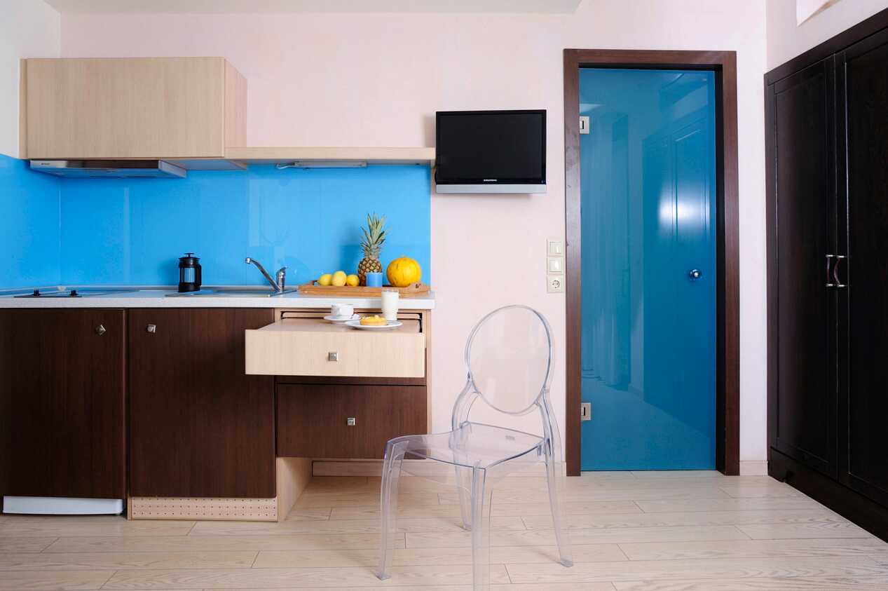 Ettromsleilighet på Steris i Rethymnon by på Kreta, Hellas.