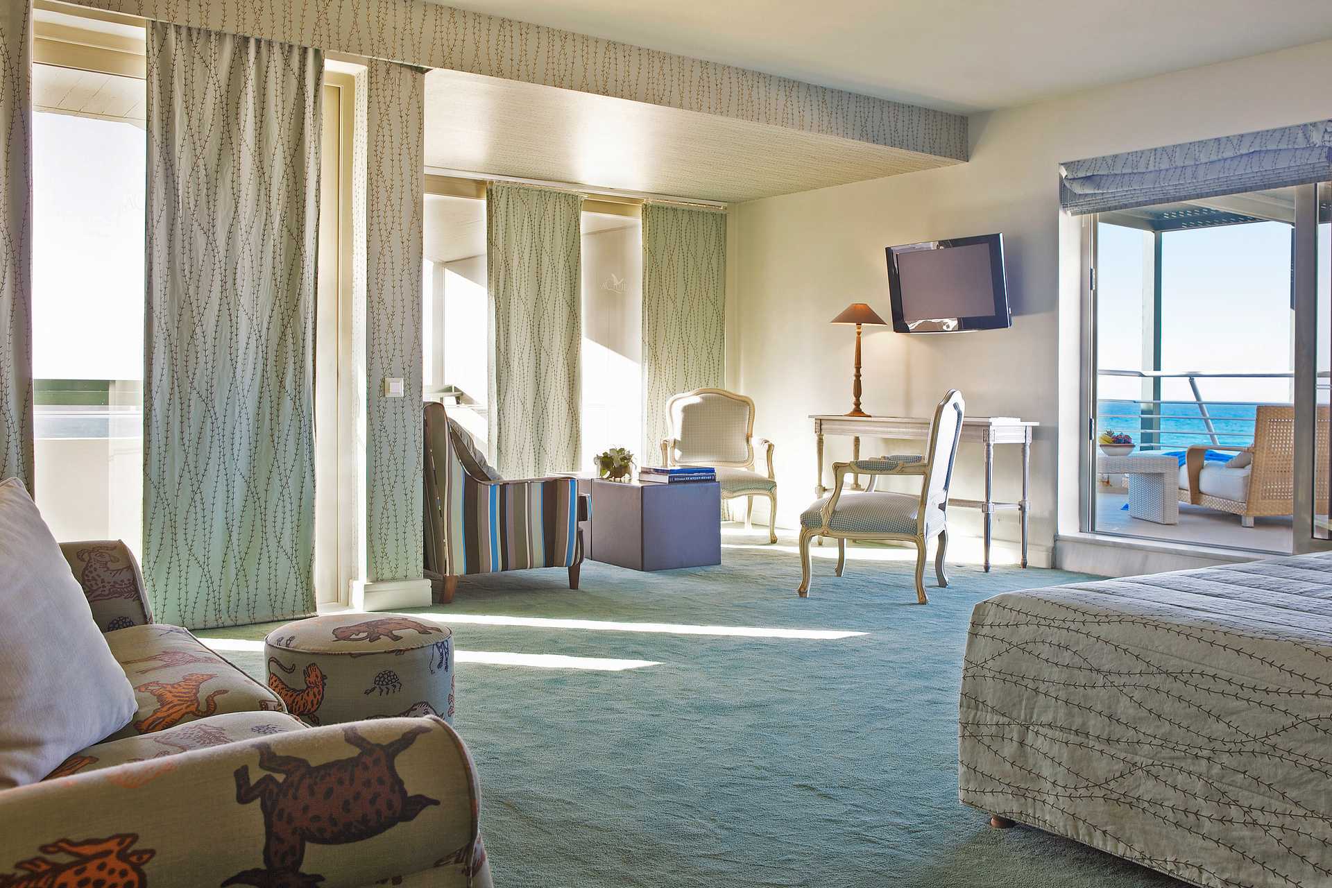 Executive-rom på hotell Aquila Porto Rethymno på Kreta, Hellas.