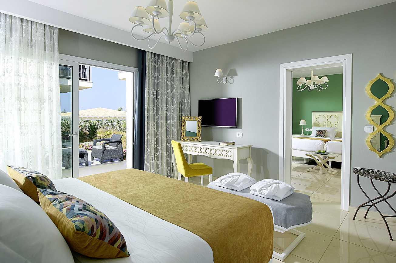 Familierom på Anemos Luxury Grand Resort i Georgiopolis på Kreta.