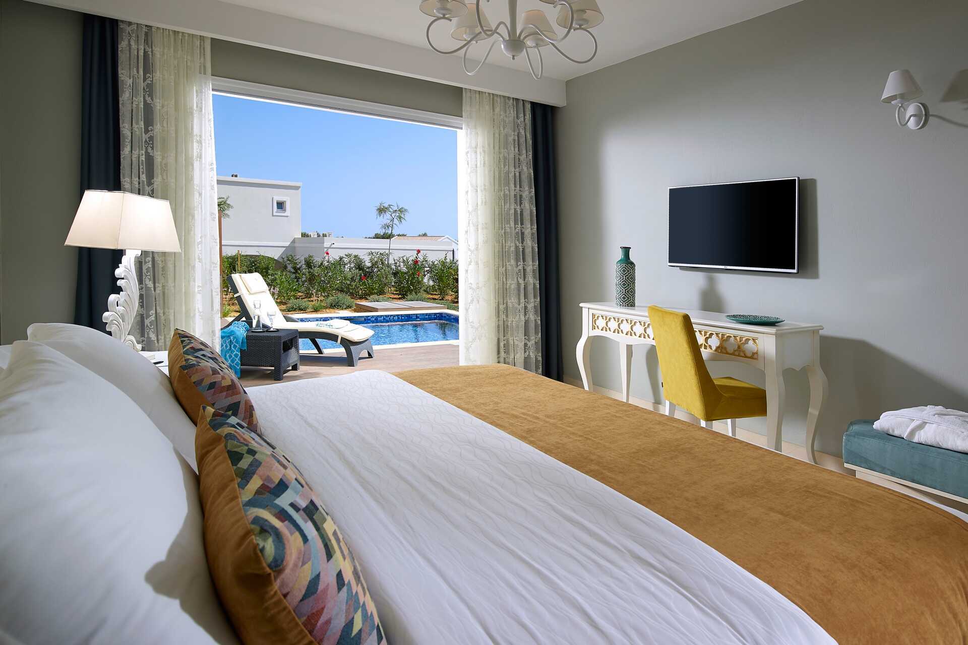 Familierom på Anemos Luxury Grand Resort i Georgiopolis på Kreta.