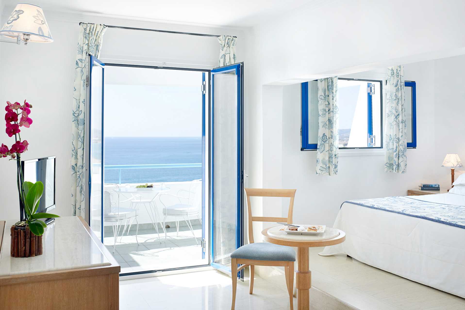 Familierom på Mitsis Norida Beach Hotel i Kos, Hellas.