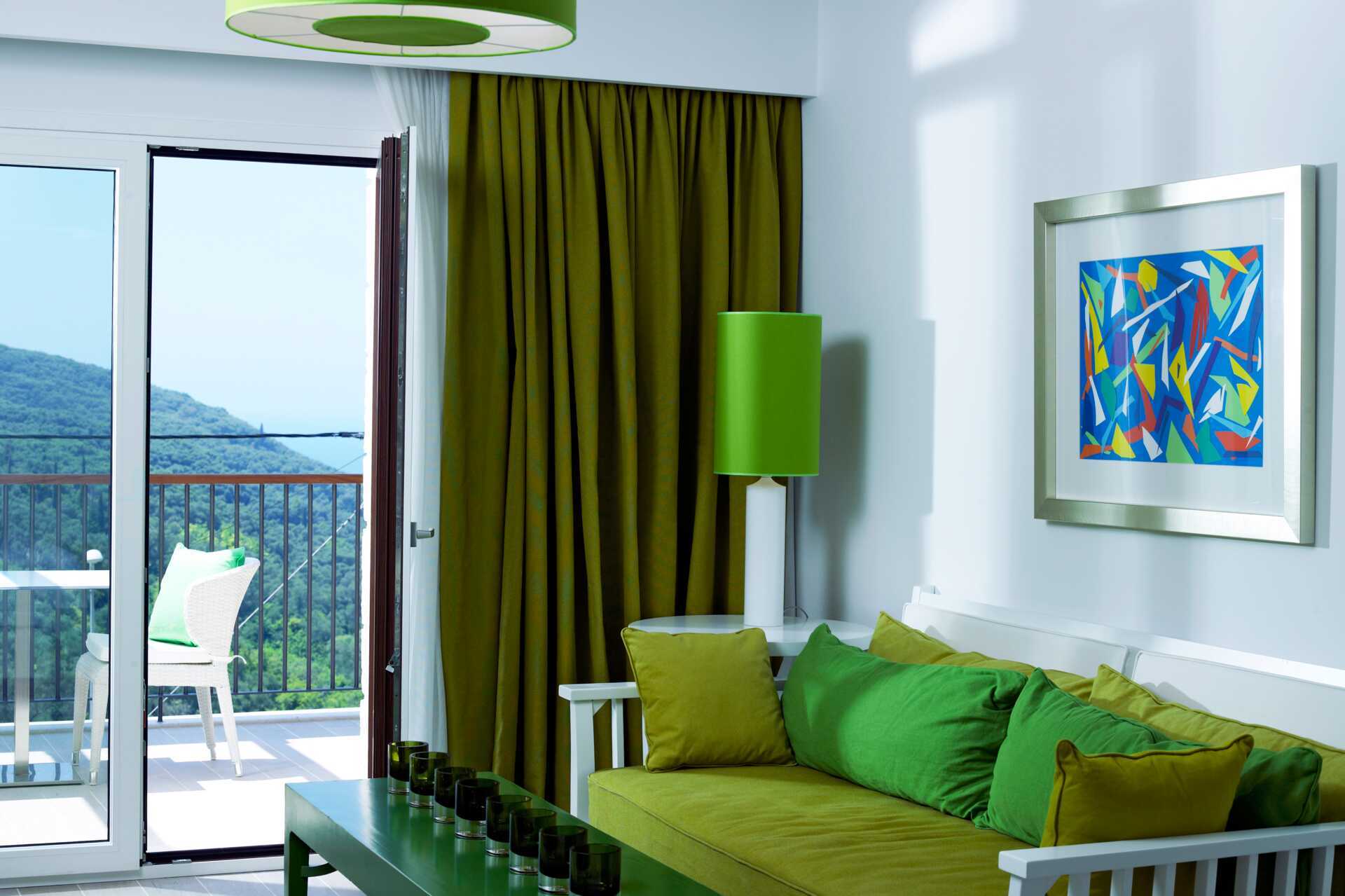 Familierom på Salvator Hotel Villas &amp; Spa i Parga, Hellas.