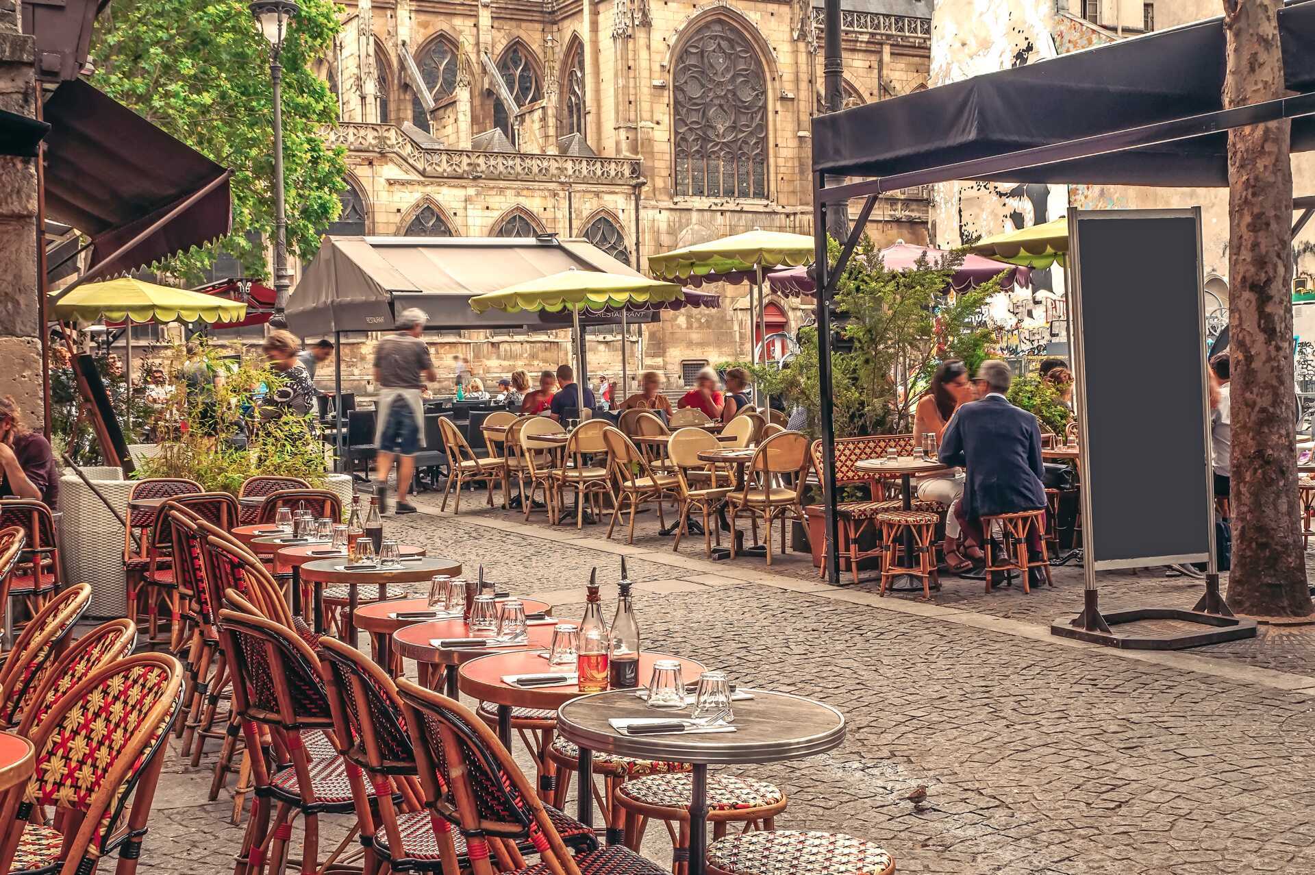 Restauranter i Paris, Frankrike.