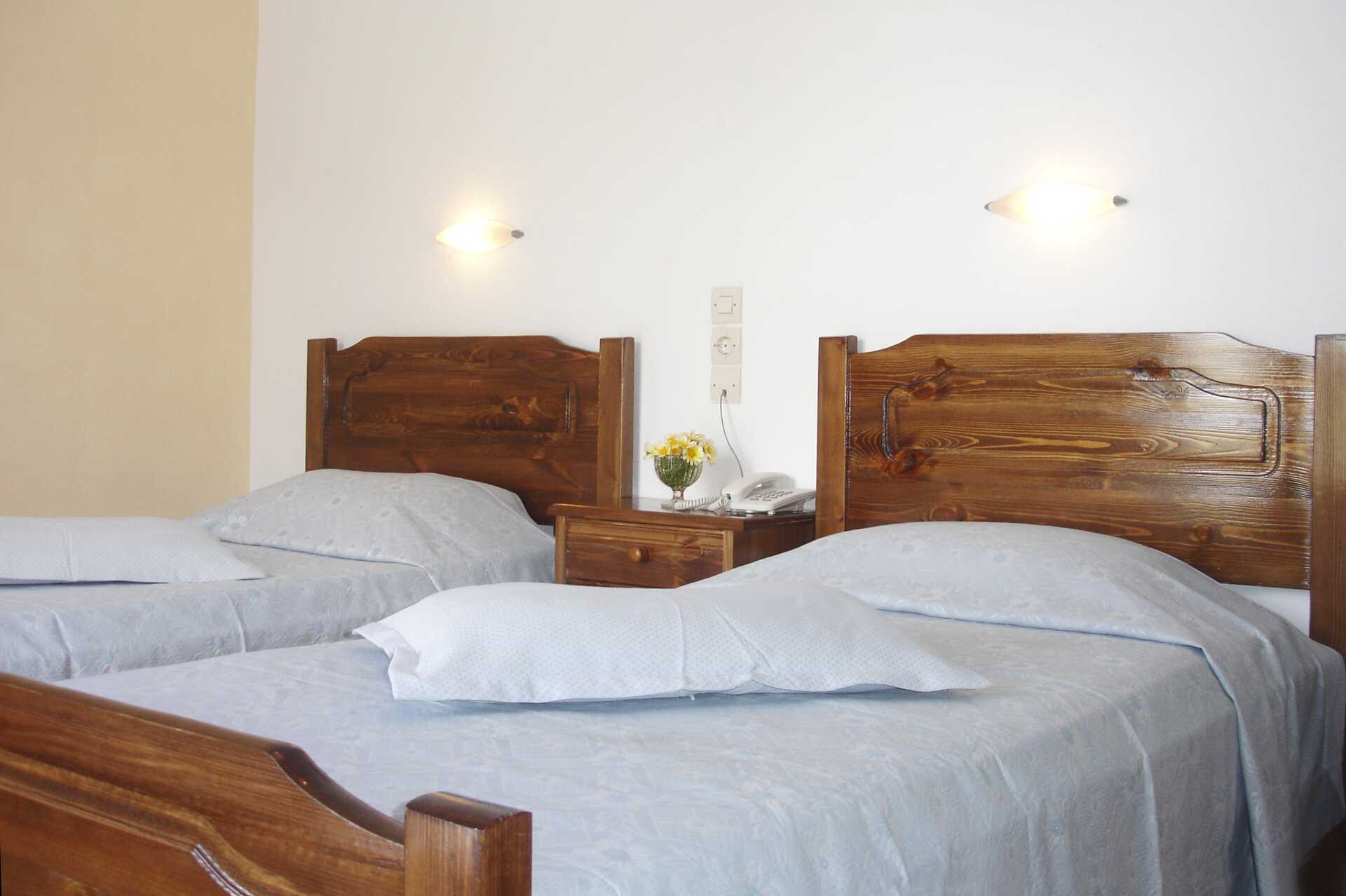 Dobbeltrom på Gardenia på Santorini i Hellas.