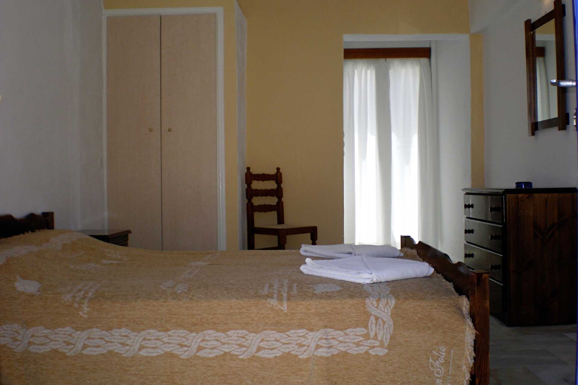 Ettromsleilighet på hotell Gardenia på Santorini, Hellas.