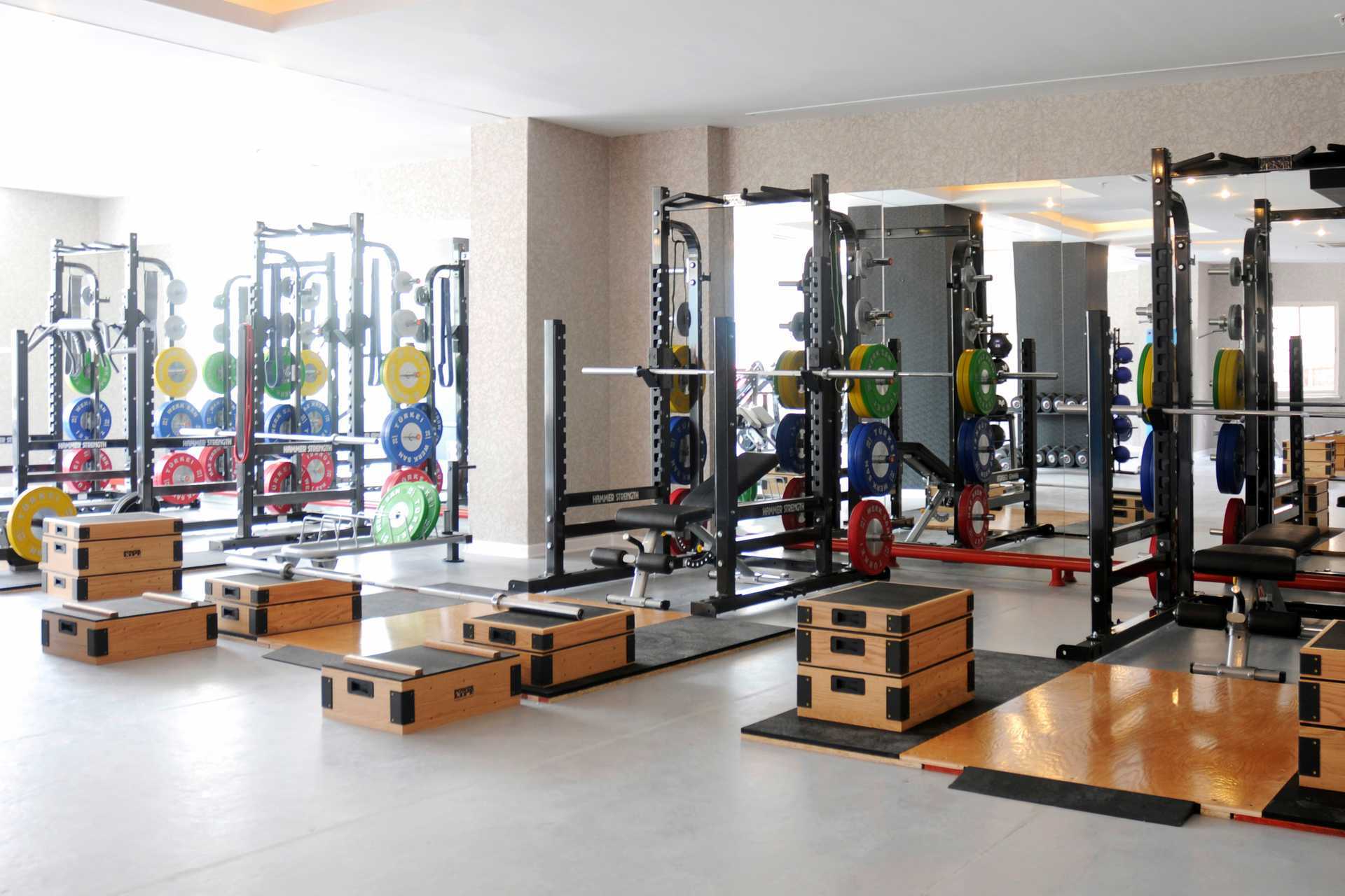 Treningsrom på Goldcity Holiday Resort i Alanya, Tyrkia.